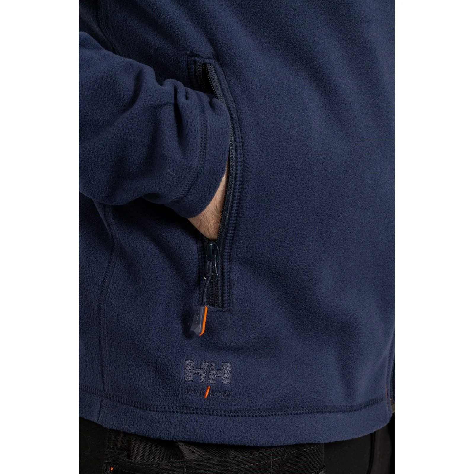 Helly Hansen Workwear Men's Oxford Light Fleece in Navy - Image 3