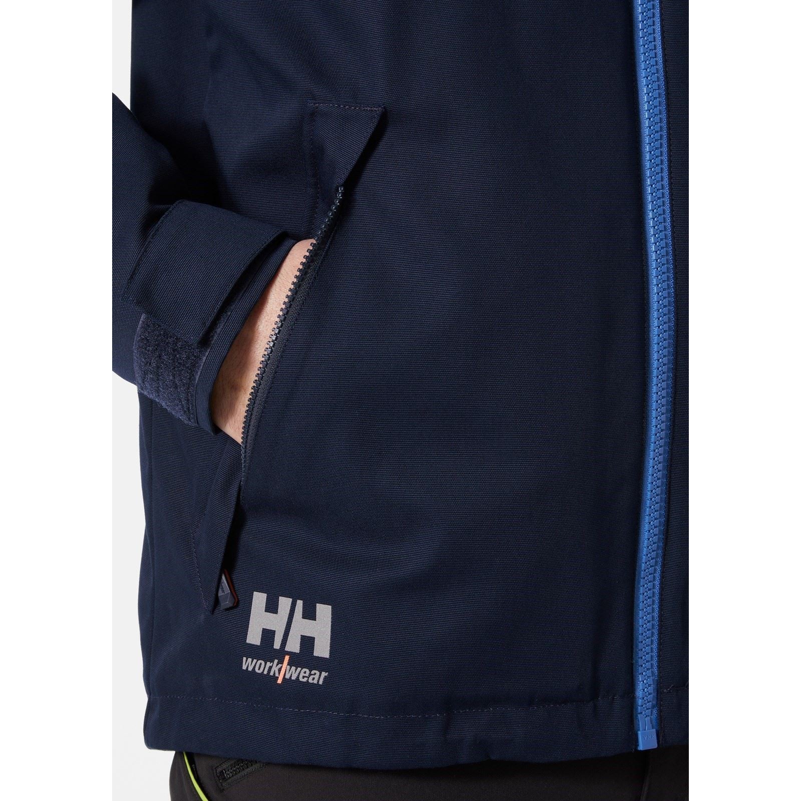 Helly Hansen Workwear Oxford Men's Blue Winter Jacket - Image 5