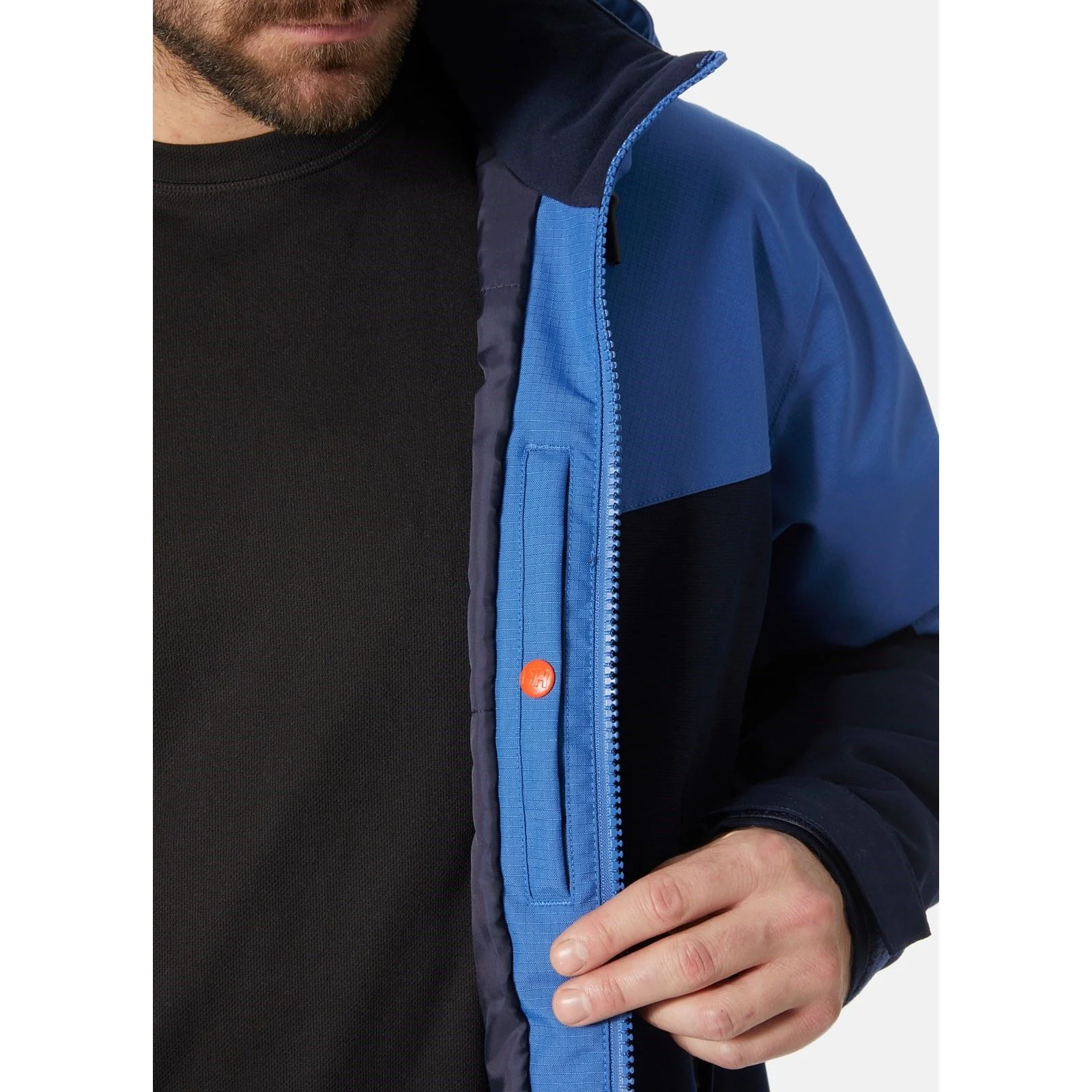 Helly Hansen Workwear Oxford Men's Blue Winter Jacket - Image 7