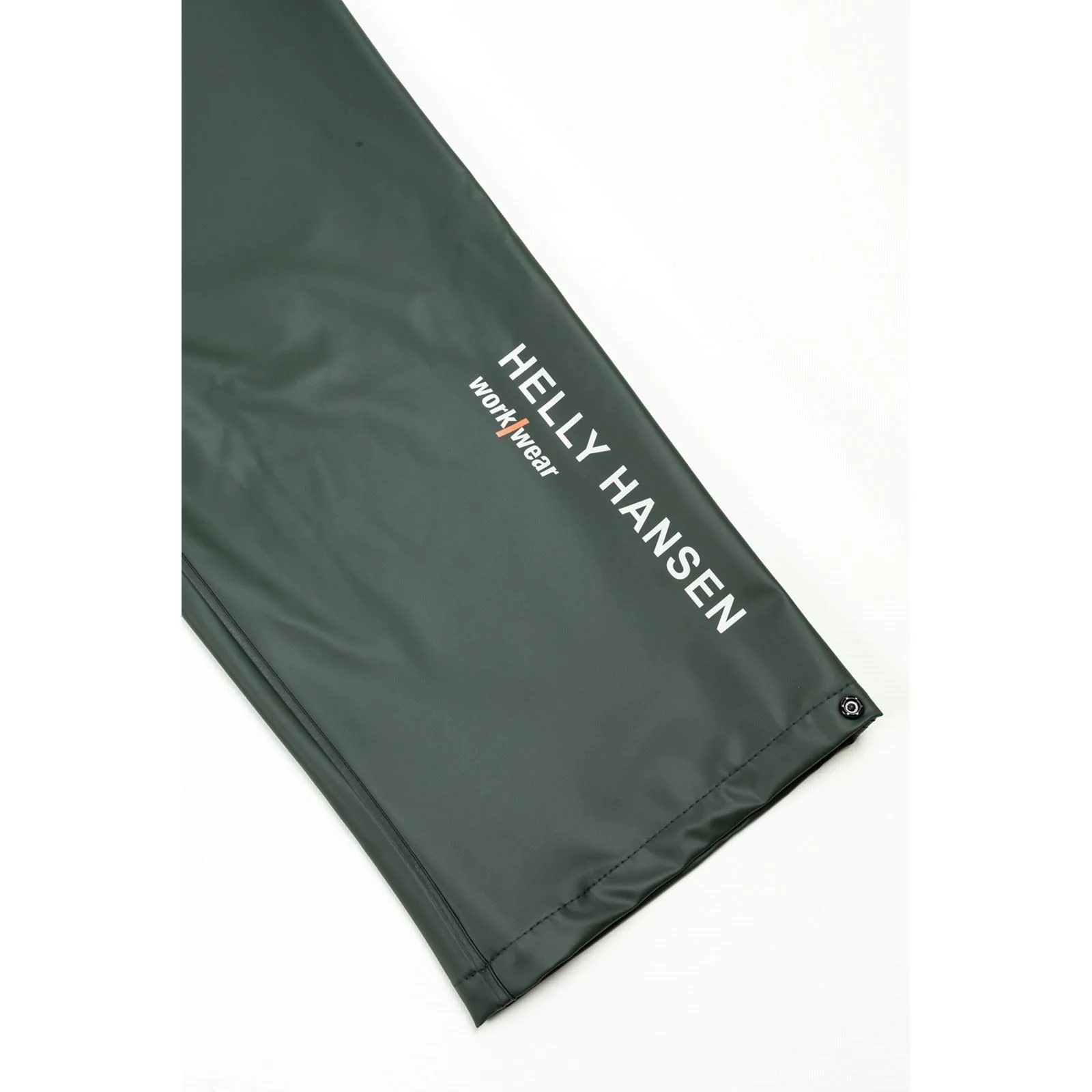 Helly Hansen Workwear Voss Polyester Unisex Adults Green Rain Trousers - Image 5
