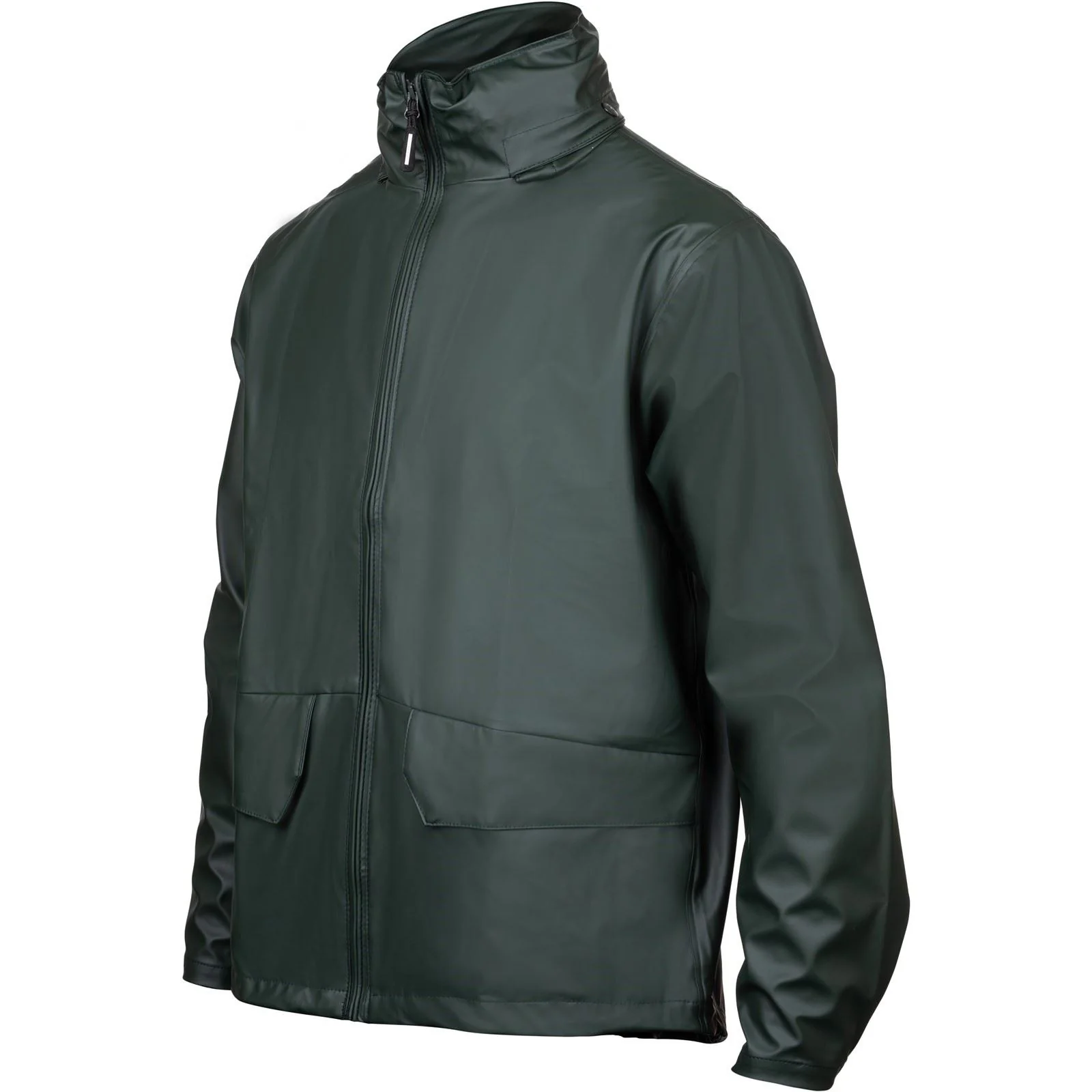 Helly Hansen Workwear Voss Green Rain Jacket - Image 3