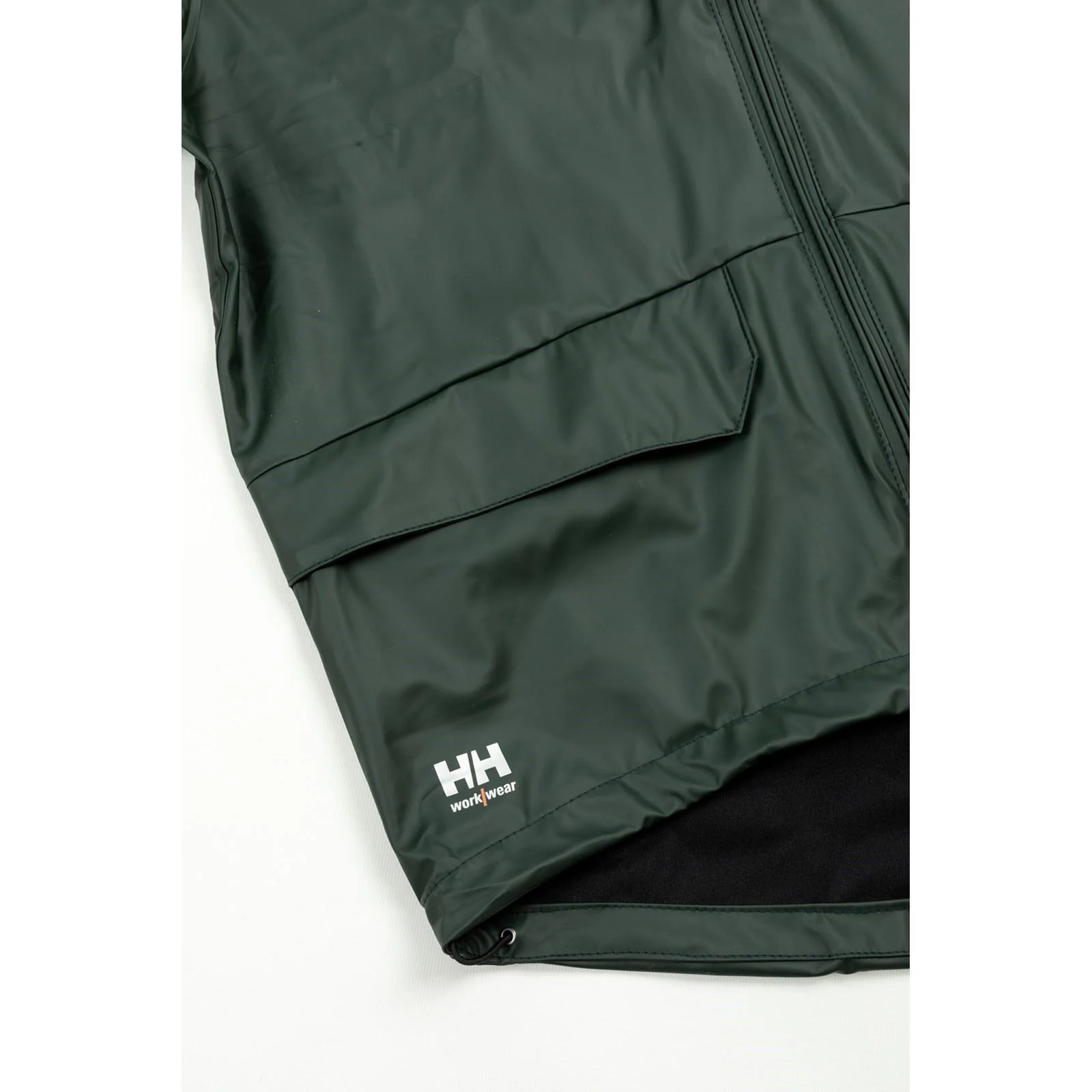 Helly Hansen Workwear Voss Green Rain Jacket - Image 5