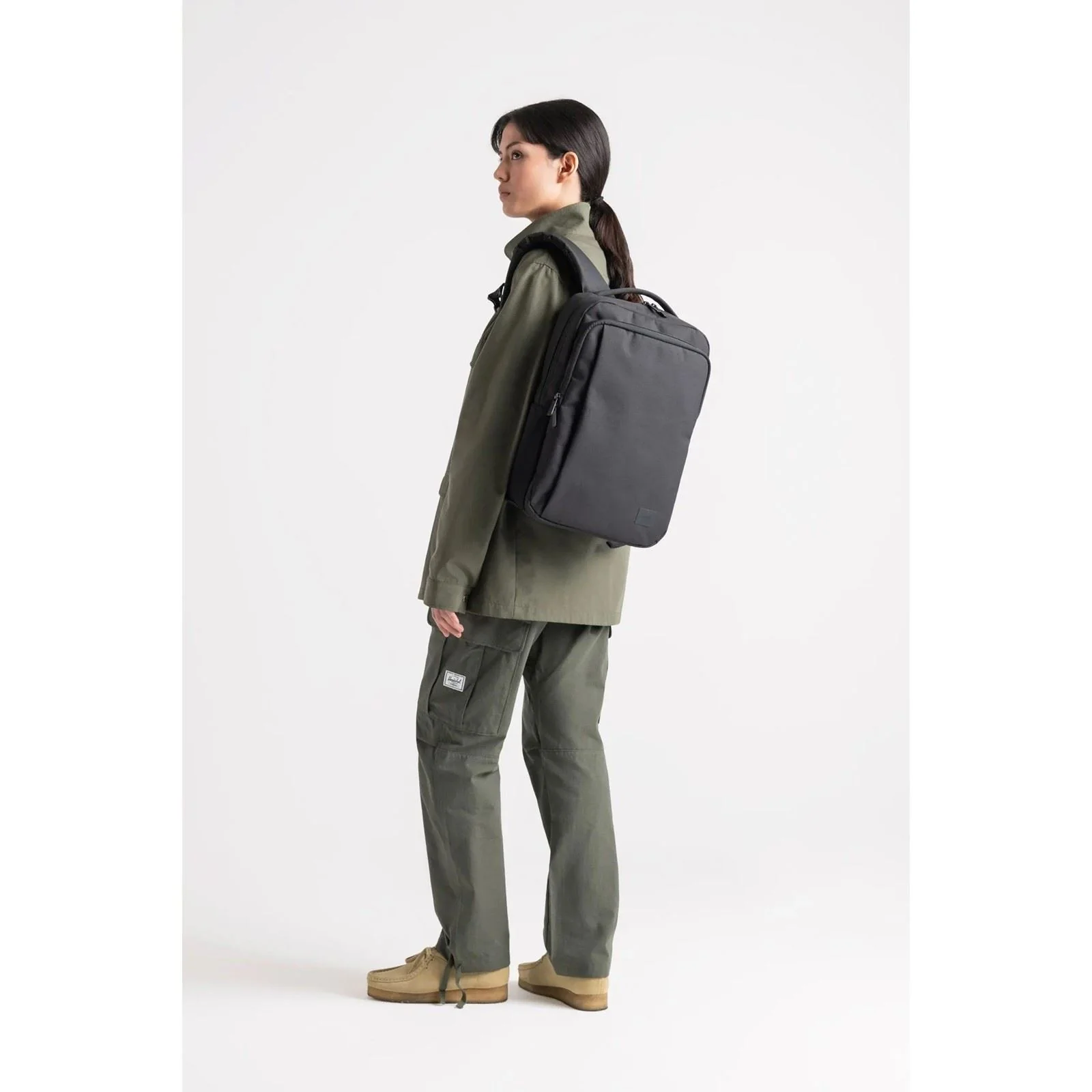 Herschel Bags Kaslo Daypack Tech Polyester Unisex Adults Black Backpack - One Size - Image 4