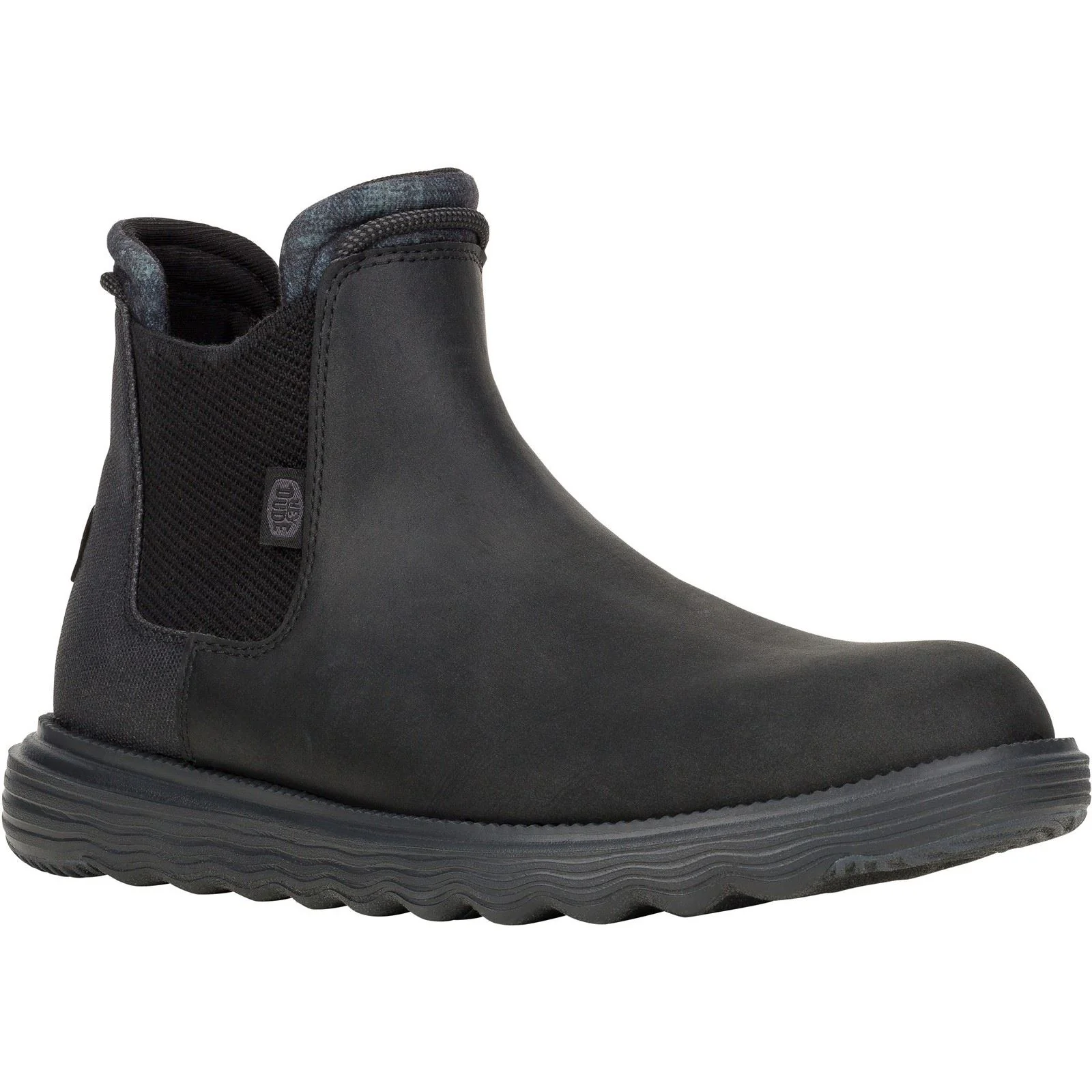 HEYDUDE Men's Branson Classic Boots in Black