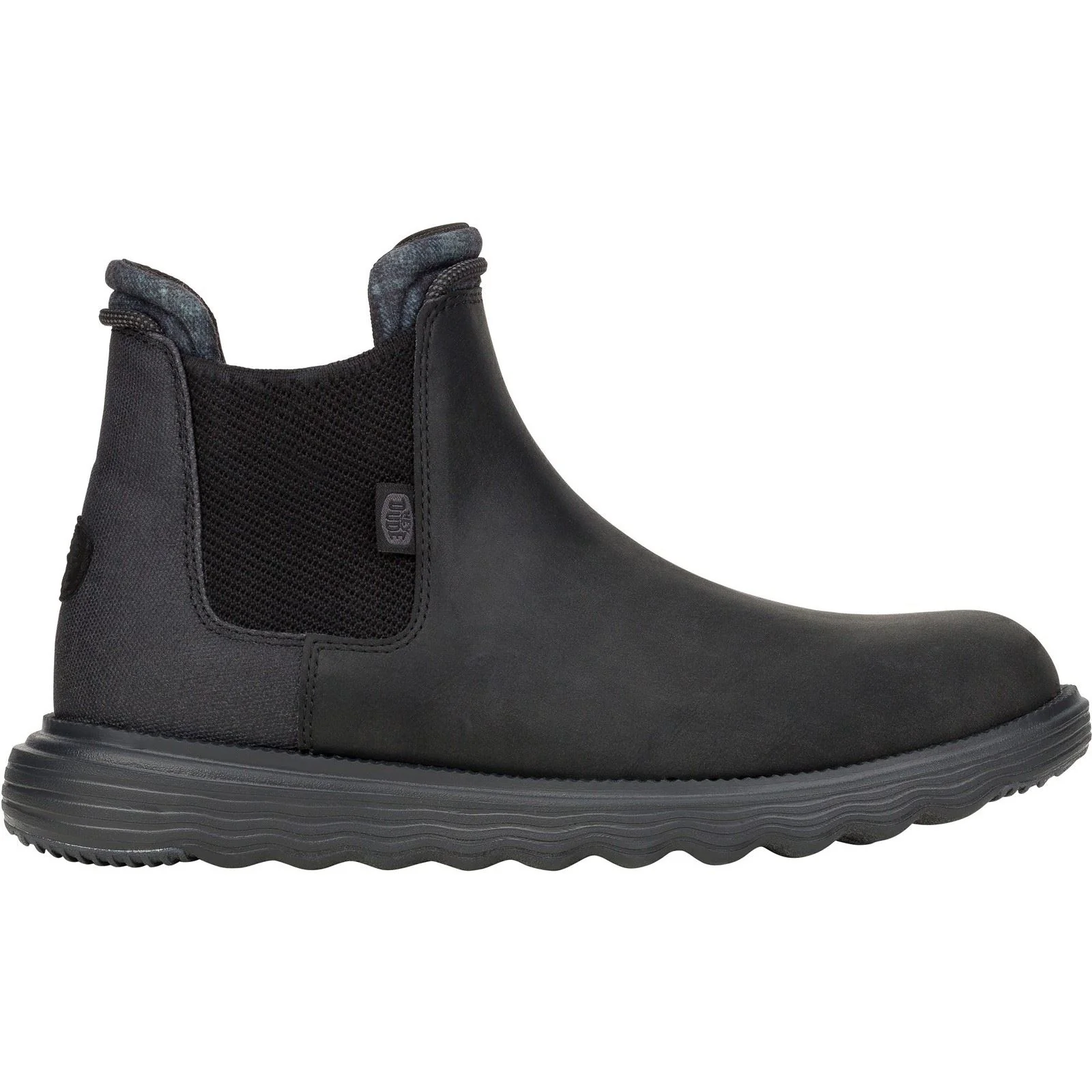 HEYDUDE Men's Branson Classic Boots in Black - Image 6