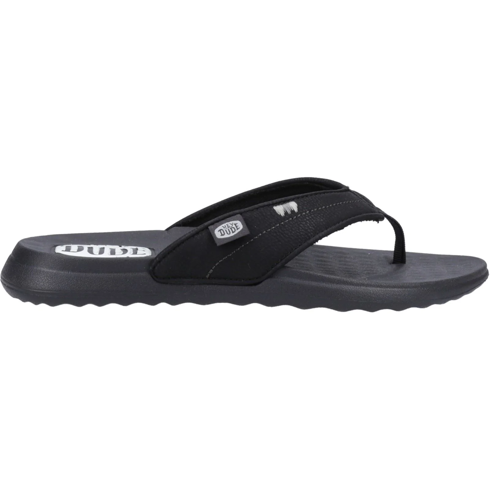 HEYDUDE Women's Christi Flip Classic Sandal in Black - Image 5