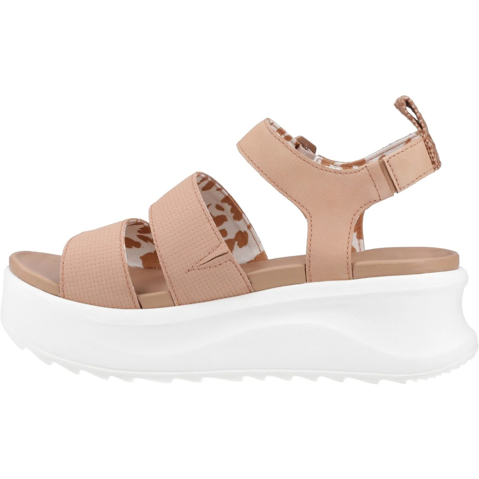 HEYDUDE Delray Buckle Classic Polyester Women's Tan Sandals - Image 4