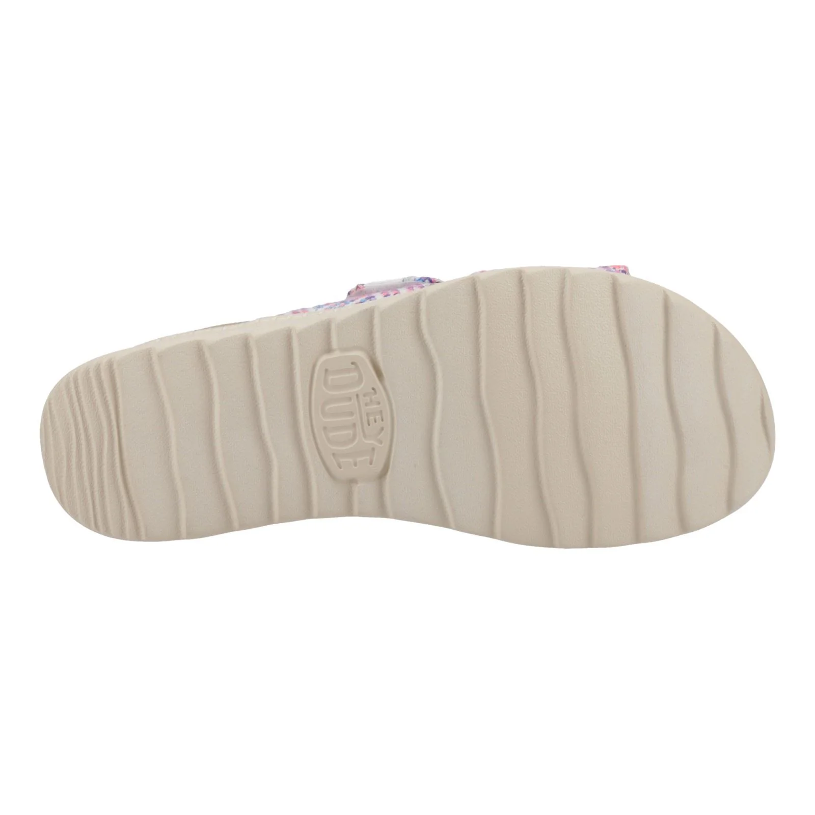 HEYDUDE Delray Slide Surf Baja Polyester Blend Women's Blue/Pink/Multi Sandals - Image 8