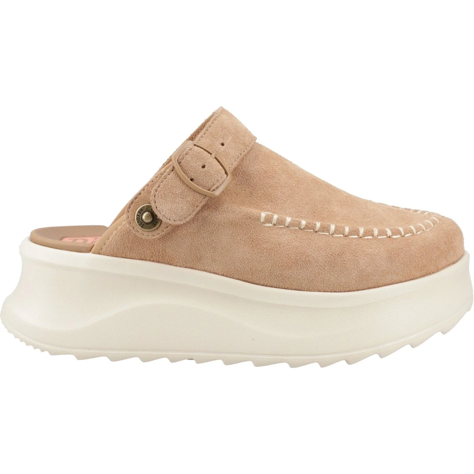 HEYDUDE Delray Suede Women's Tan Shoes - Image 5