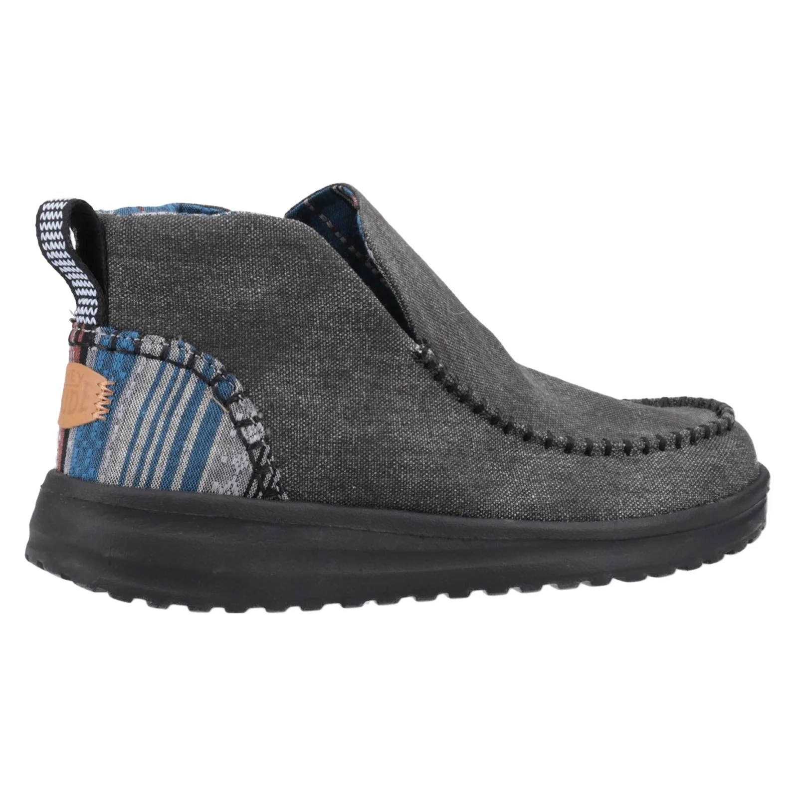 HEYDUDE Women's Denny Heavy Canvas Boot in Black - Image 7