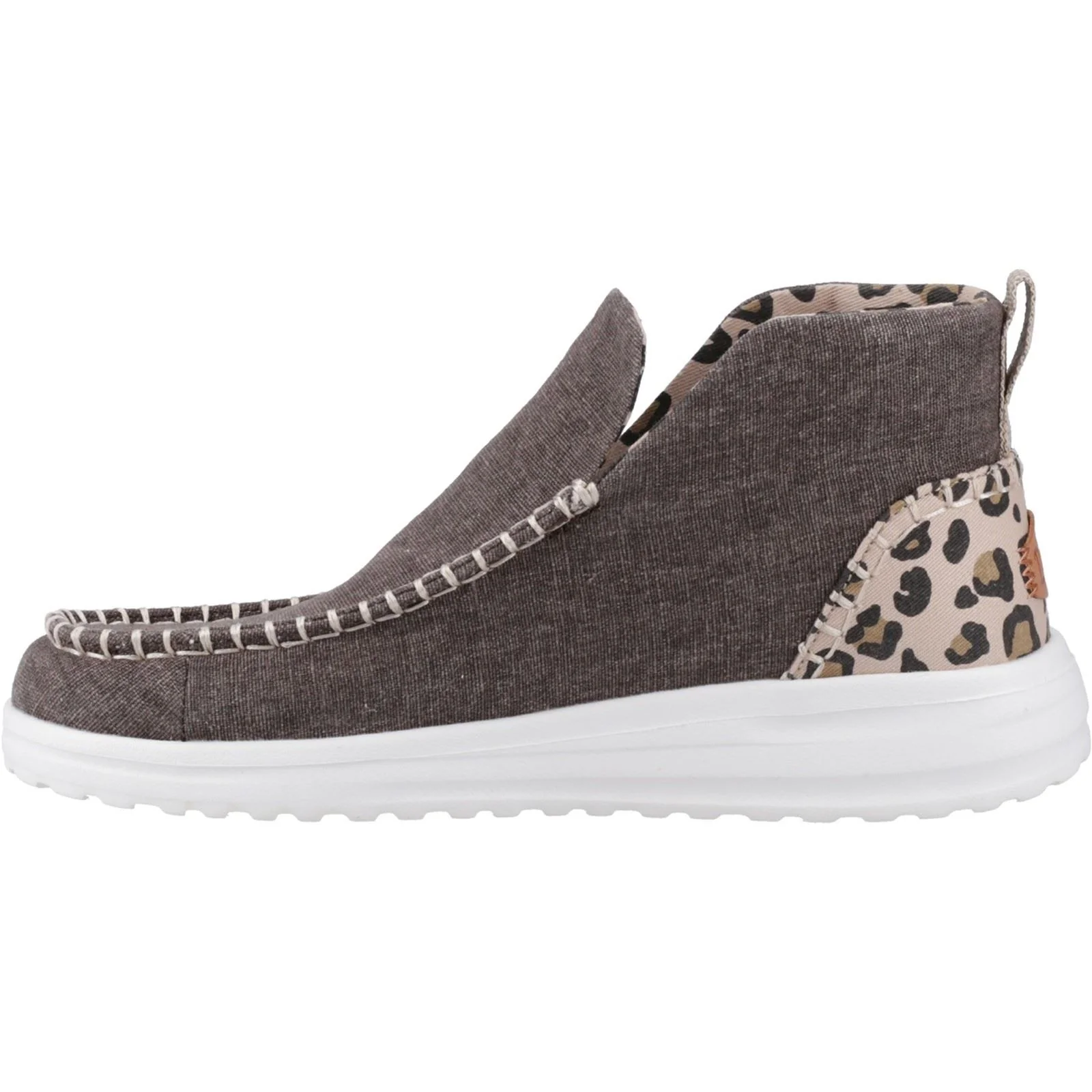 HEYDUDE Women's Denny Heavy Canvas Boot in Leopard - Image 4
