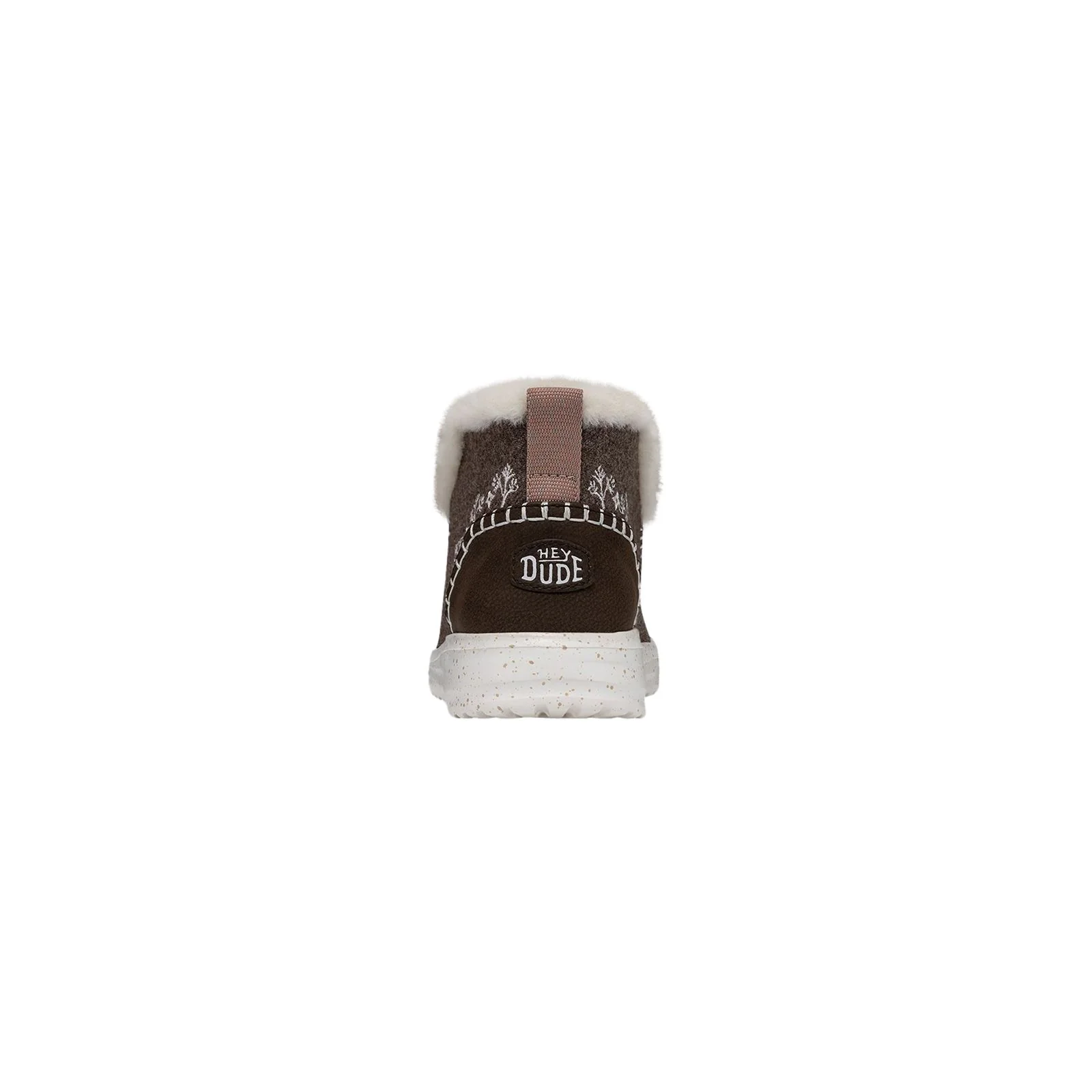 HEYDUDE Women's Denny Wool Faux Shearling Boots in Walnut - Image 7