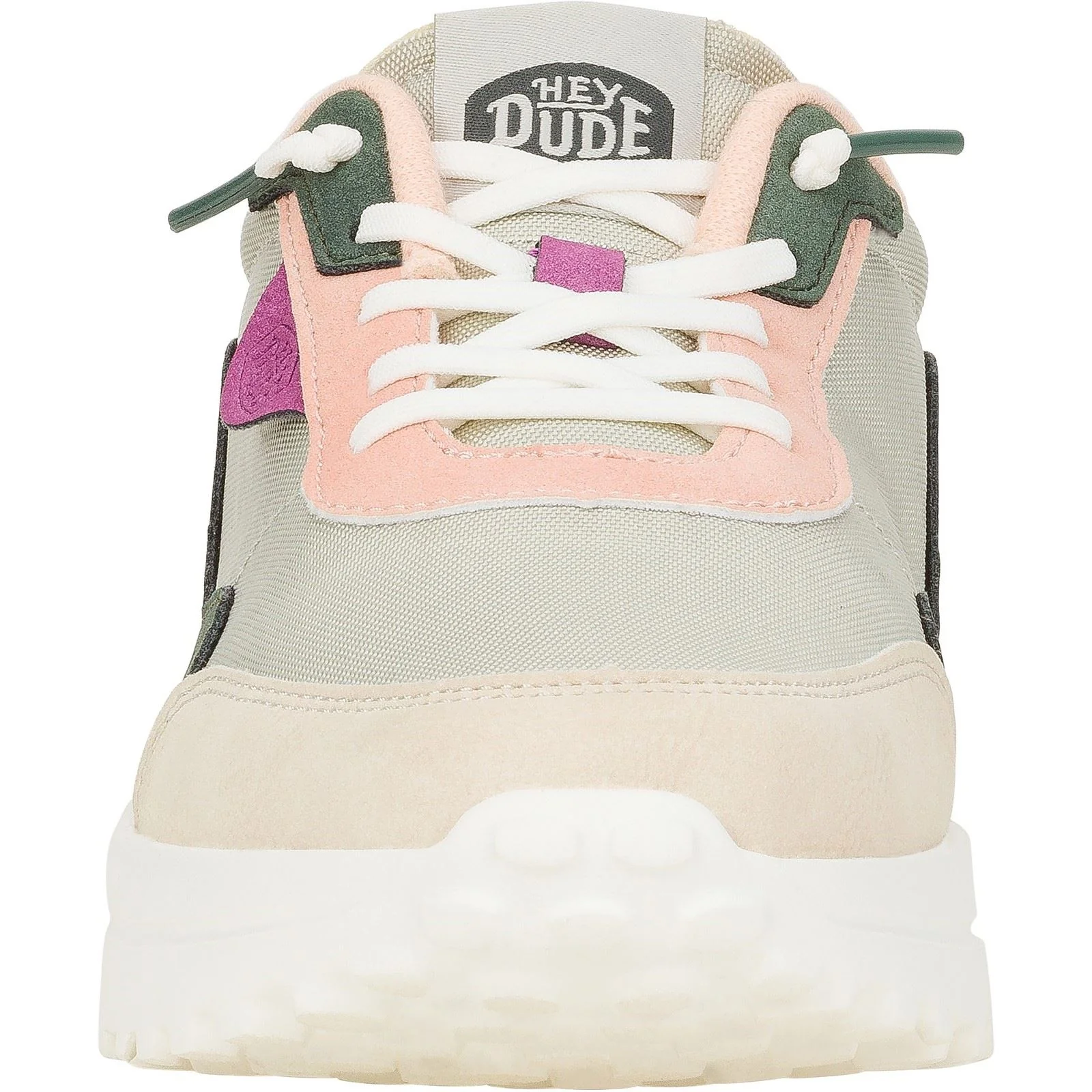 HEYDUDE Women's Hayden Colorblock Trainers in Dusty Olive/Multi - Image 7