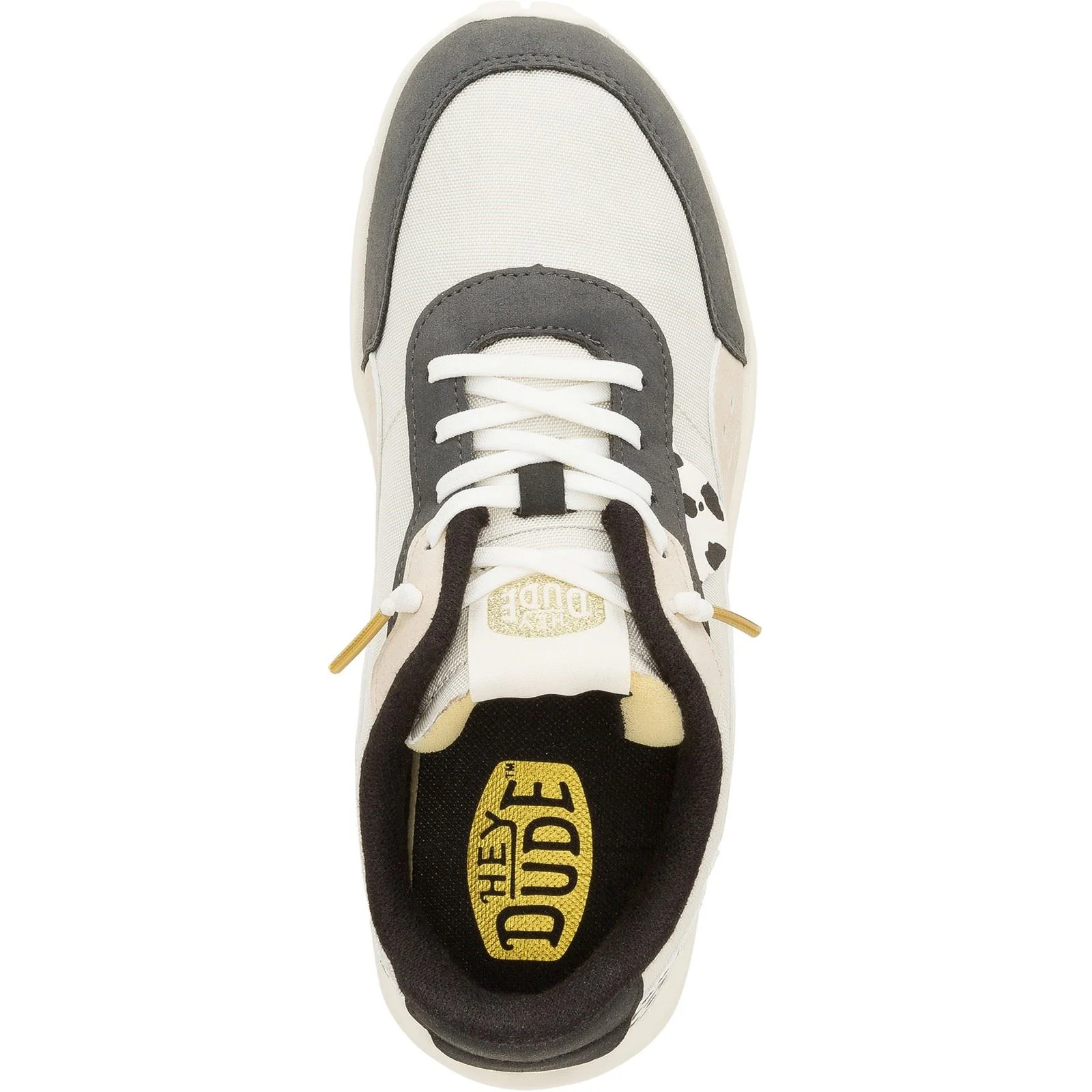HEYDUDE Women's Hayden Shine Trainers in Ivory/Multi - Image 5