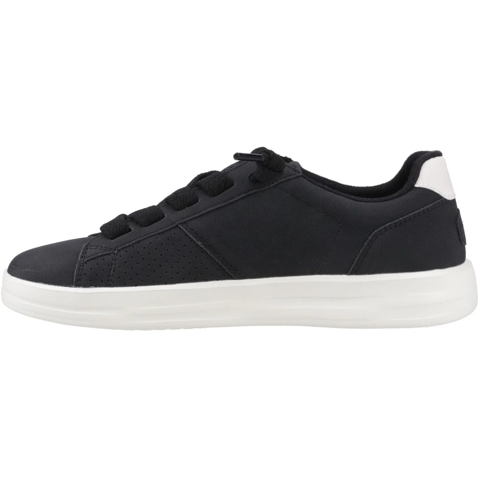 HEYDUDE Karina Duo Classic Polyurethane Women's Black Trainers - Image 4