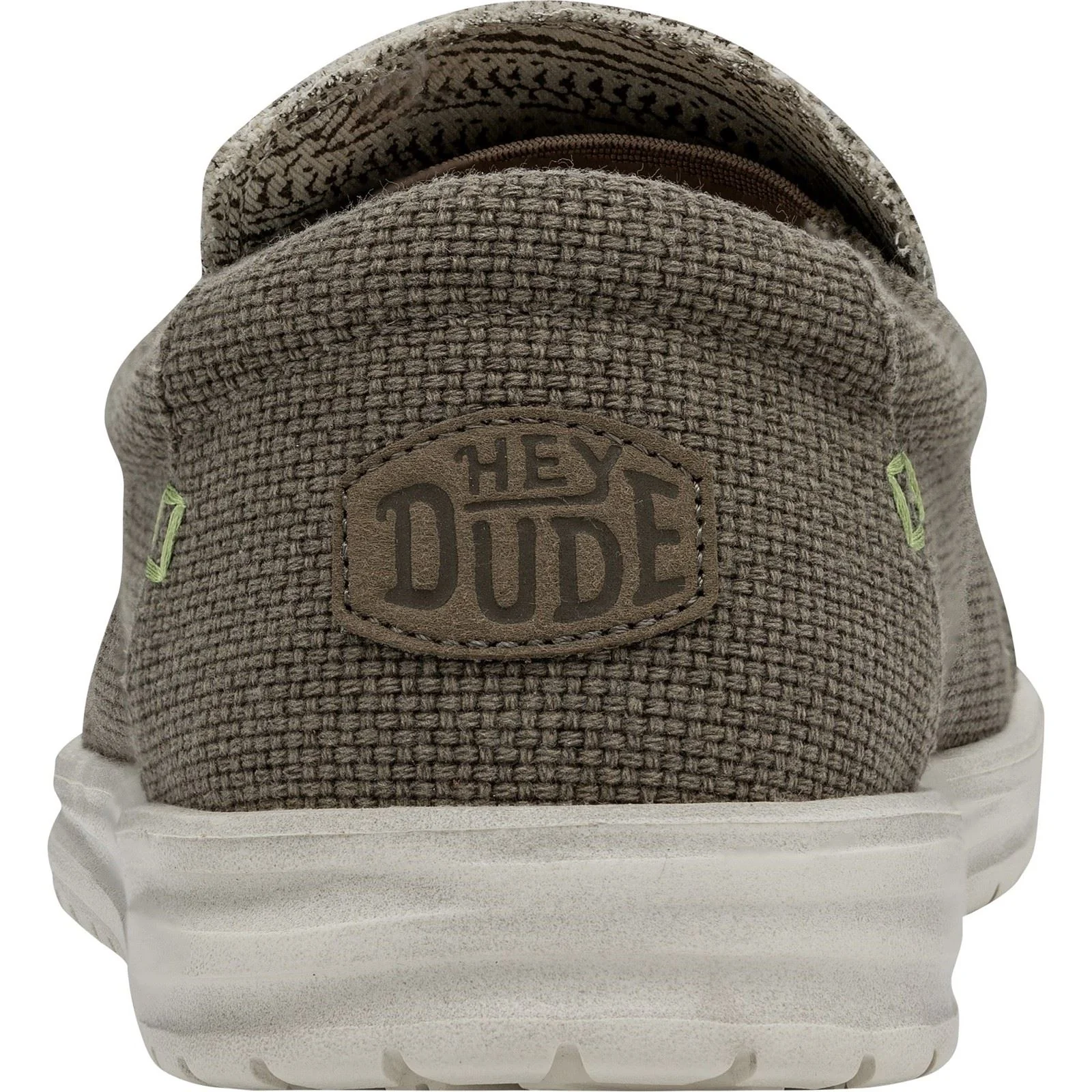 HEYDUDE Mikka Braided Textile Men's Fossil Loafers - Image 2