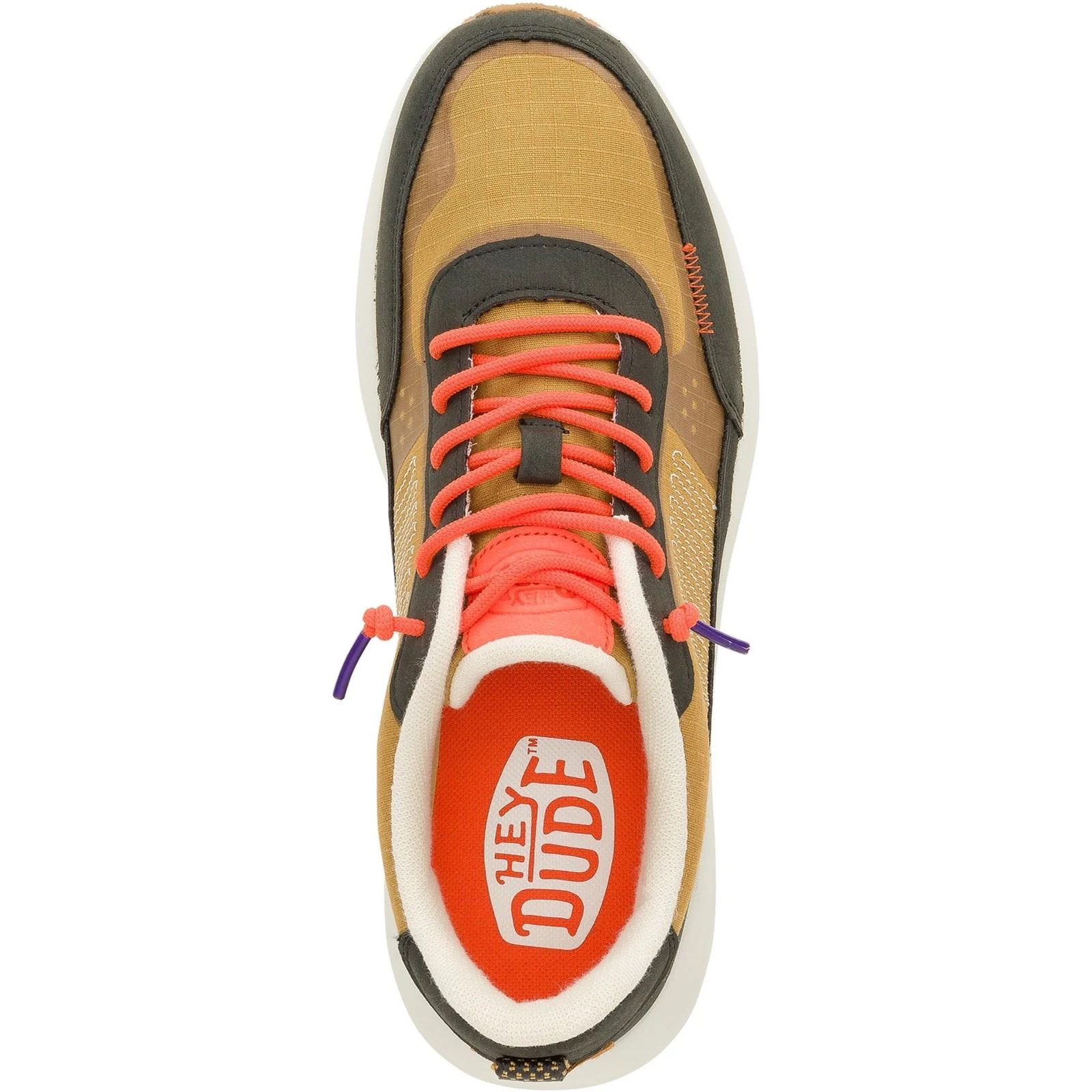 HEYDUDE Men's Sirocco Alta Hype Trainers in Walnut - Image 4