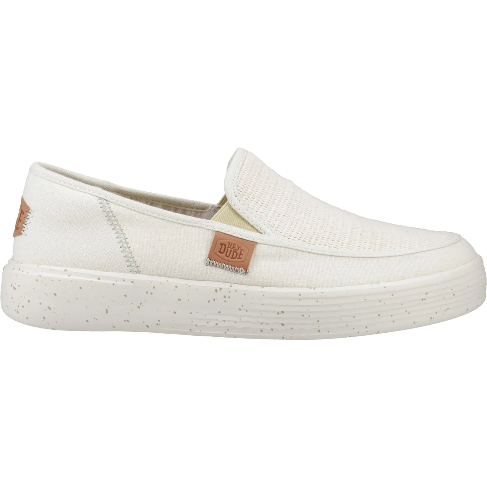 HEYDUDE Men's Sunapee Coastline Shoe in Bone - Image 6