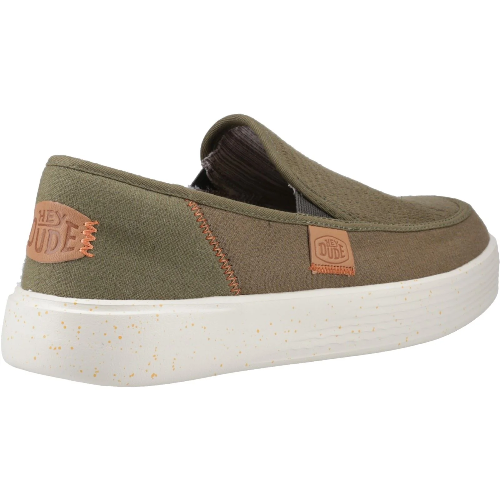 HEYDUDE Men's Sunapee Coastline Shoe in Olive - Image 2