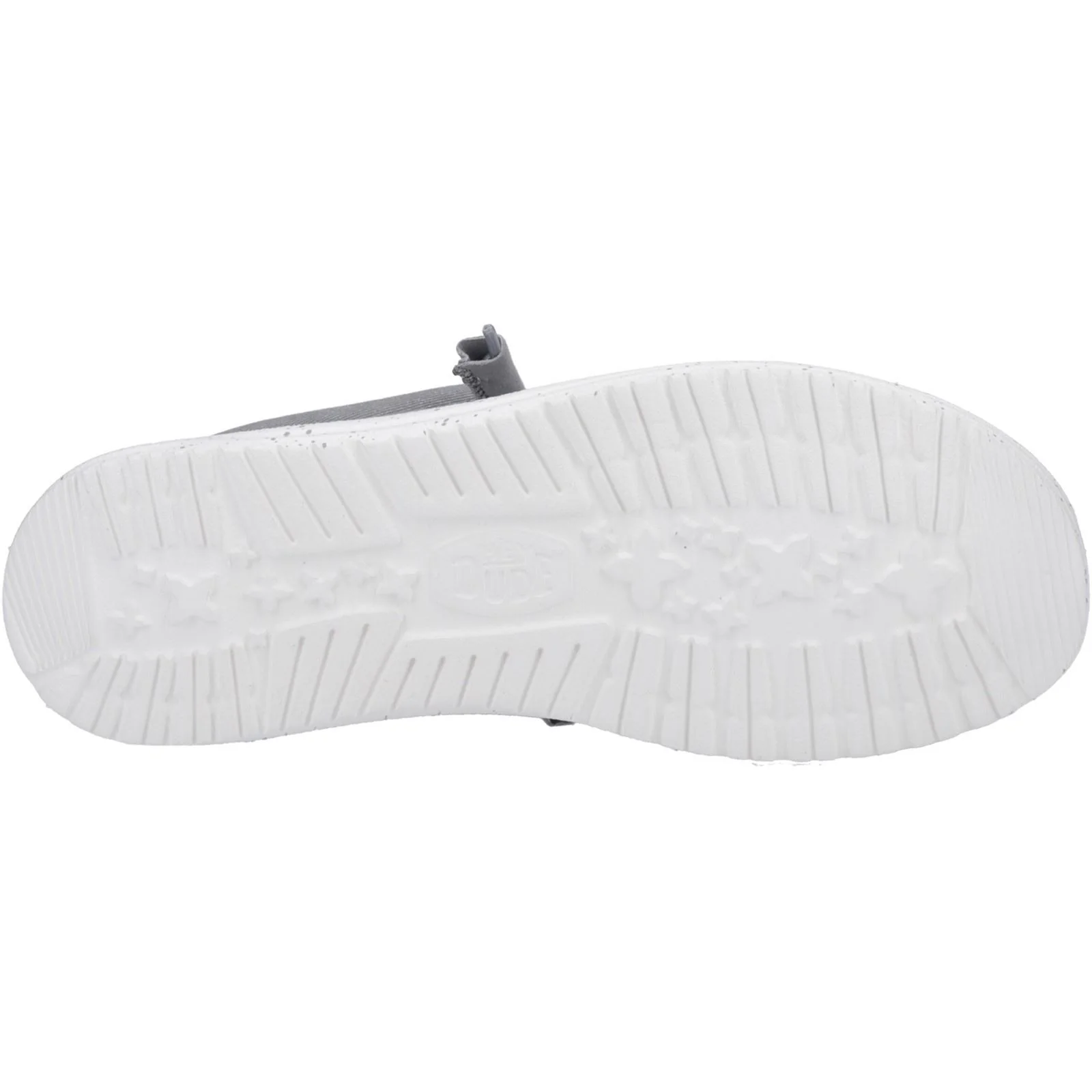 HEYDUDE Men's Wally Canvas Shoe in Light Grey - Image 3