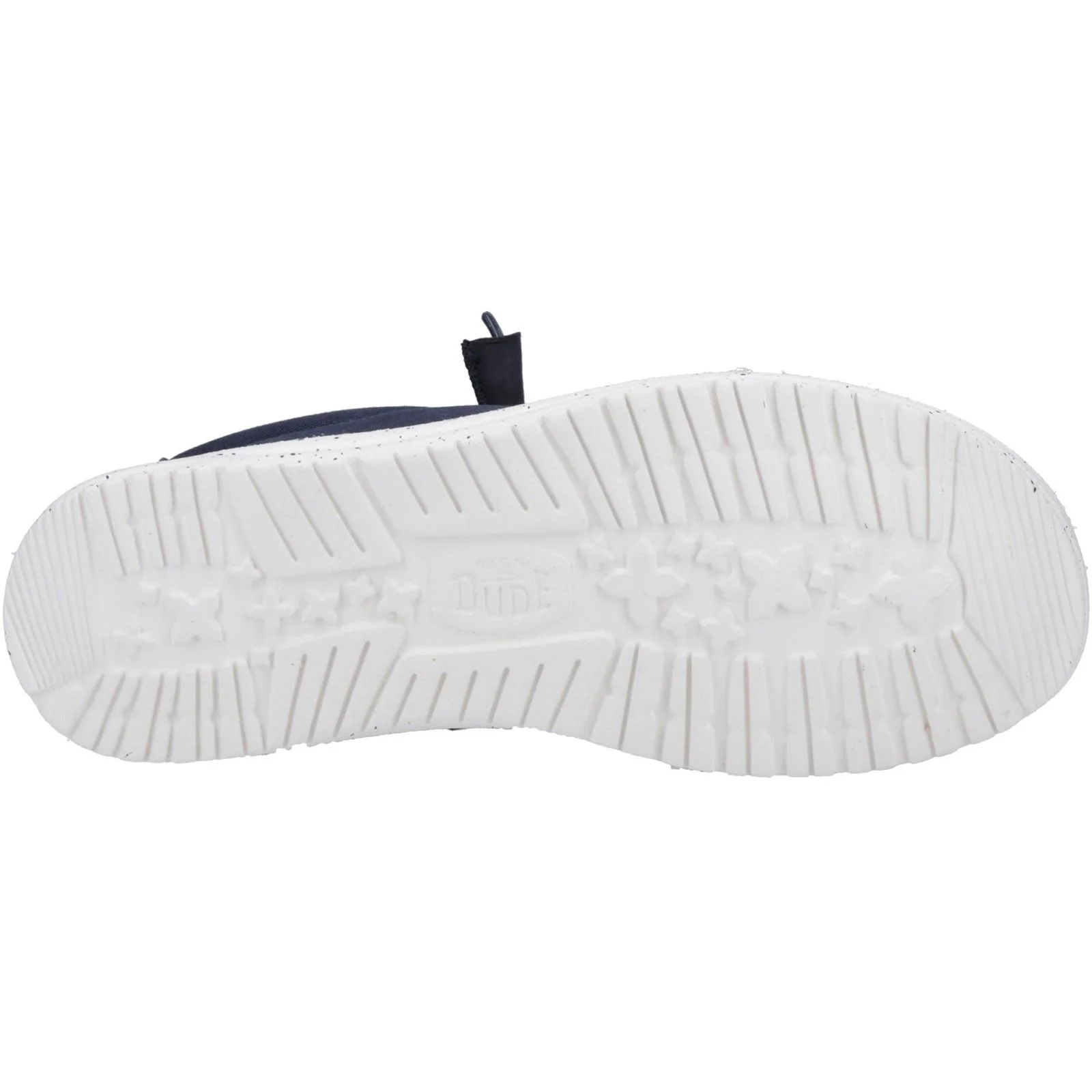 HEYDUDE Men's Wally Canvas Shoe in Navy - Image 3