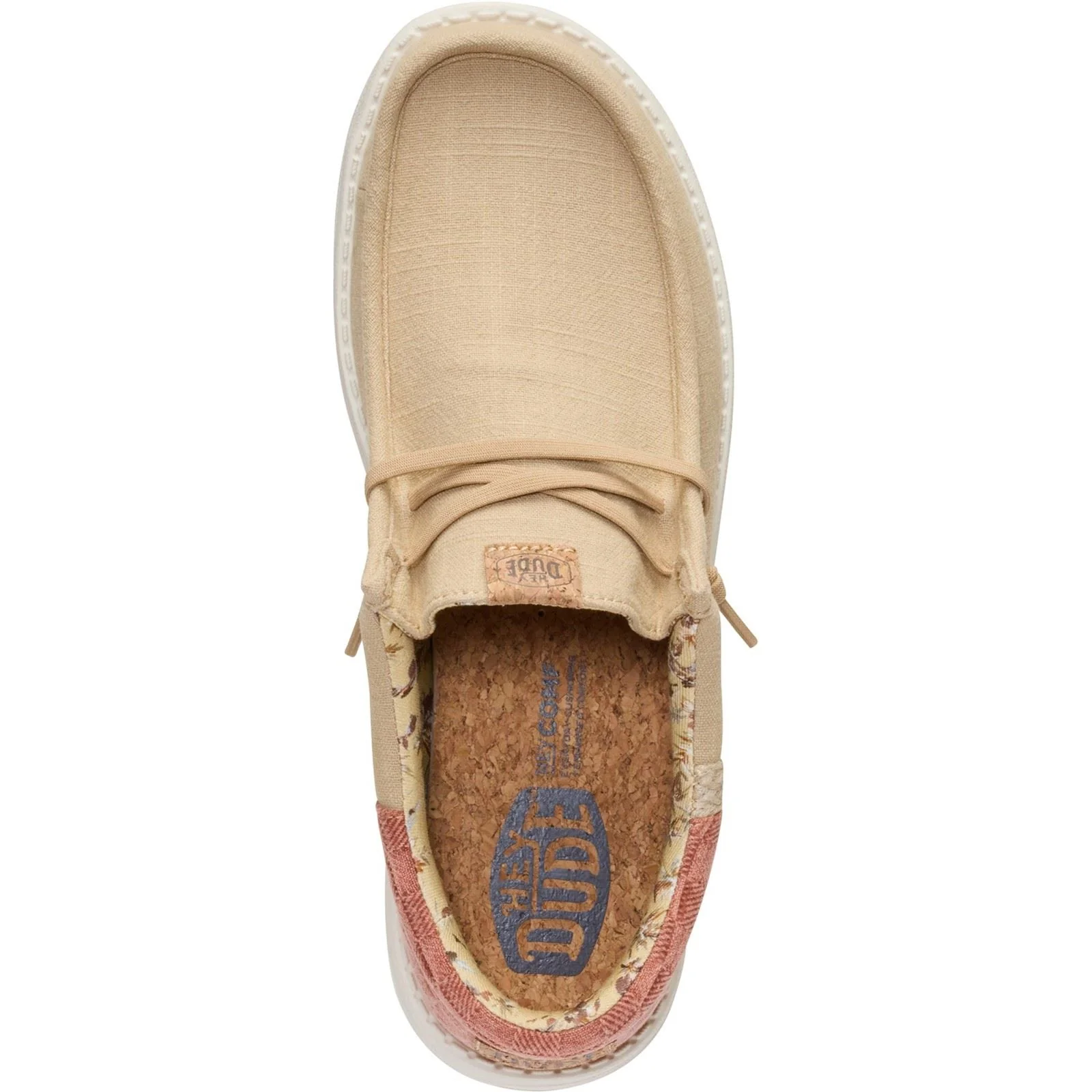 HEYDUDE Wally Funk Textile Men's Incense/Multi Loafers - Image 5
