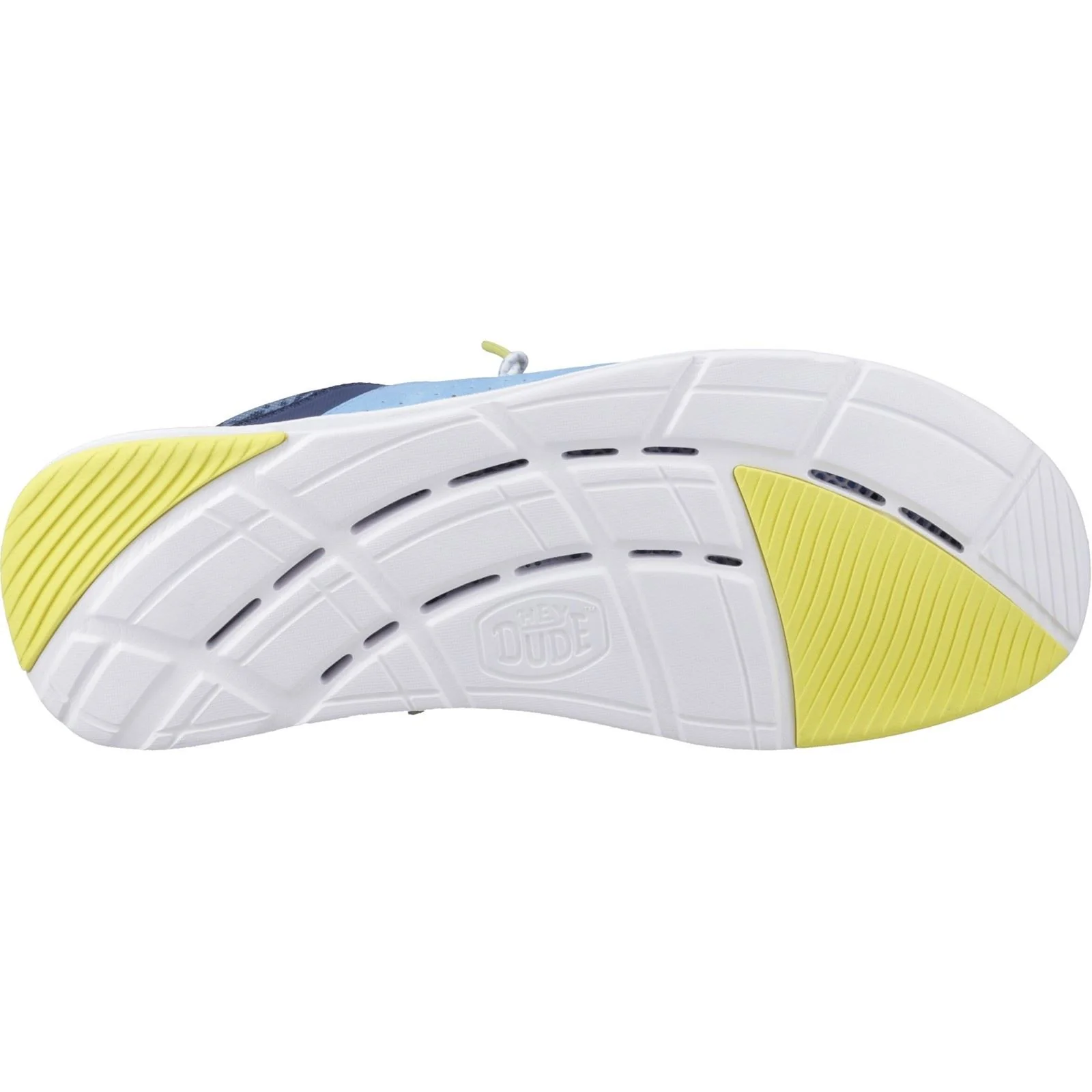 HEYDUDE Wally Hey2O Active Polyester Men's Sargasso Blue/Alaskan Blue Moccasins Shoes - Image 3