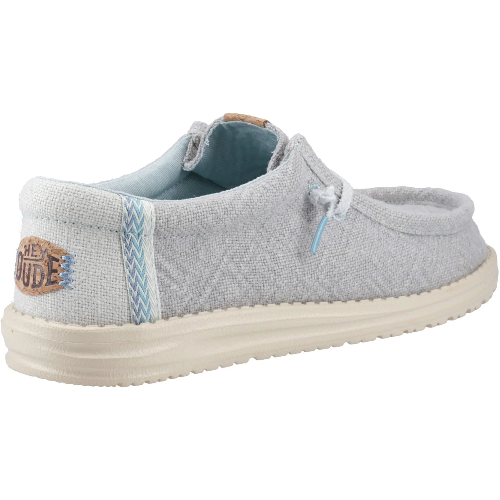 HEYDUDE Wally Jute Jute Men's Cloud Blue/Dawn Blue Moccasins Shoes - Image 2