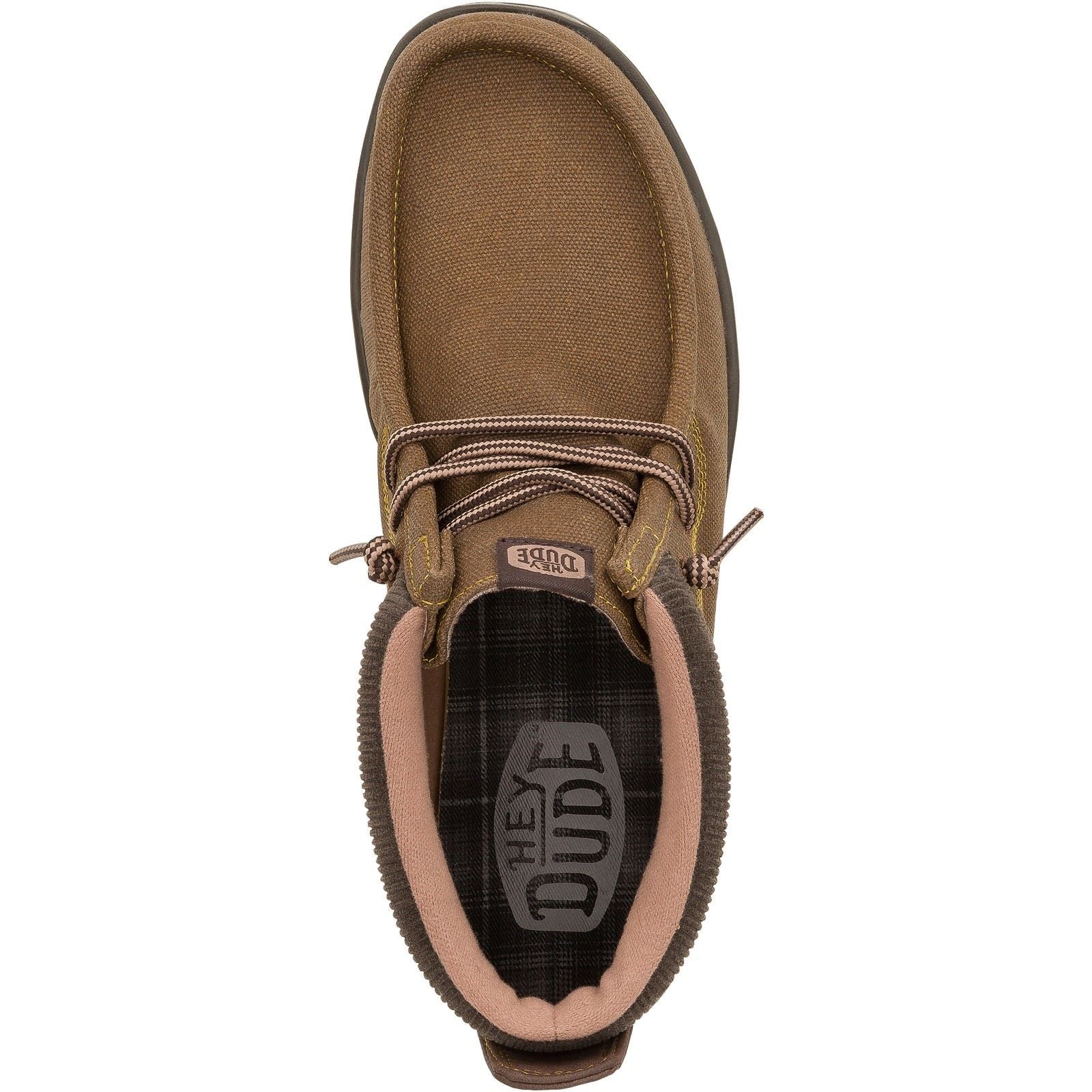 HEYDUDE Men's Wally Mid GripR Boots in Dark Brown - Image 4