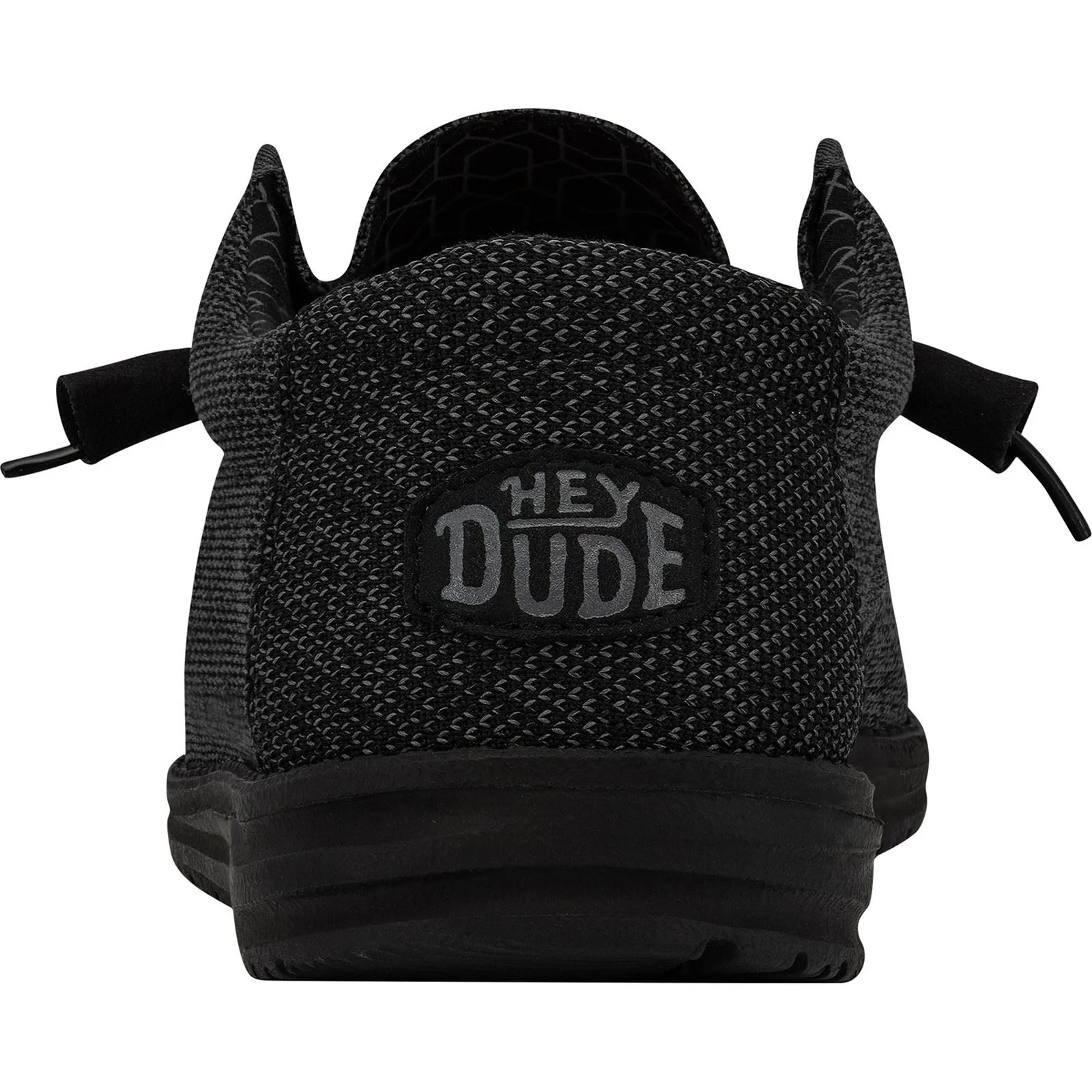 HEYDUDE Men's Wally Sox Shoe in Micro Total Black - Image 2