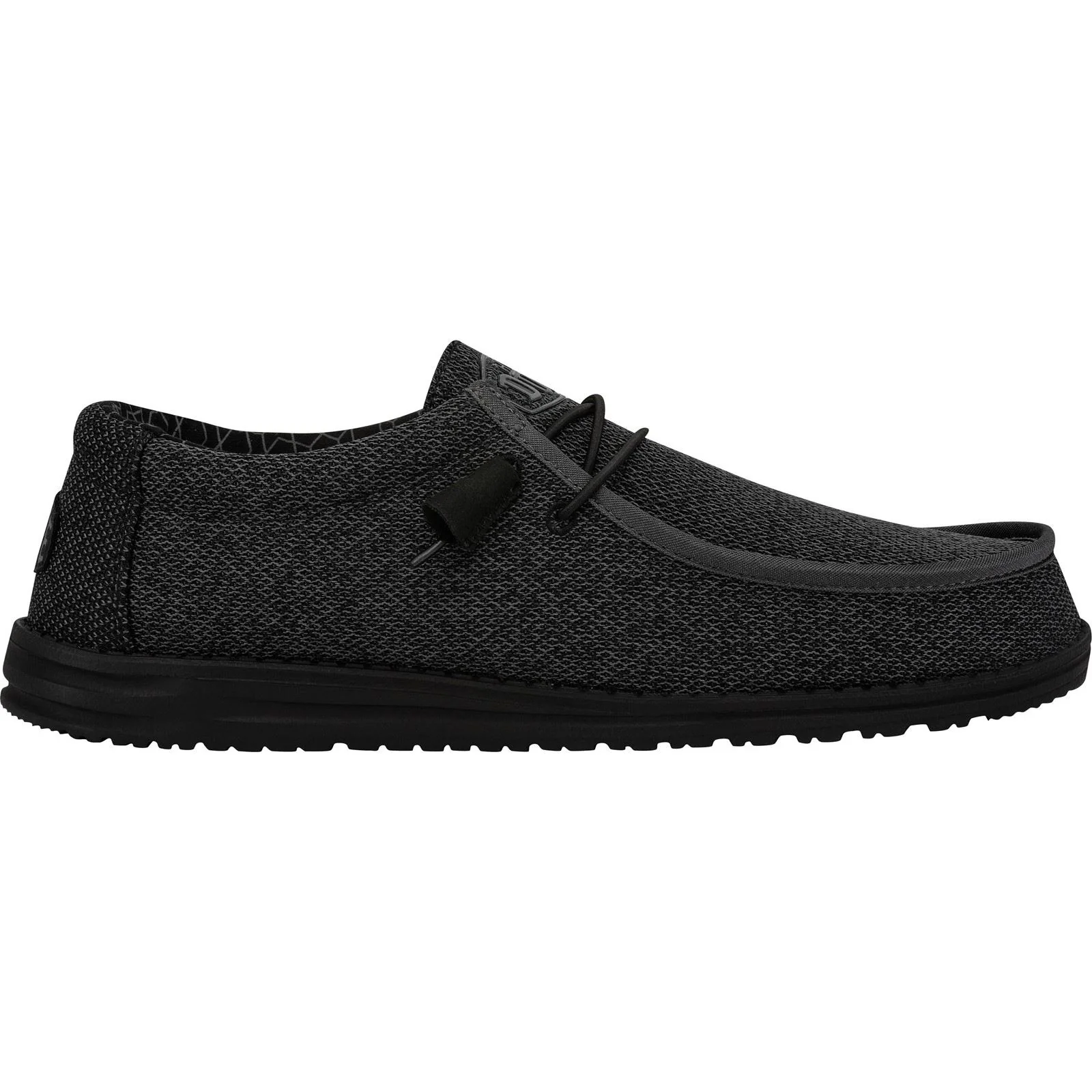 HEYDUDE Men's Wally Sox Shoe in Micro Total Black - Image 7