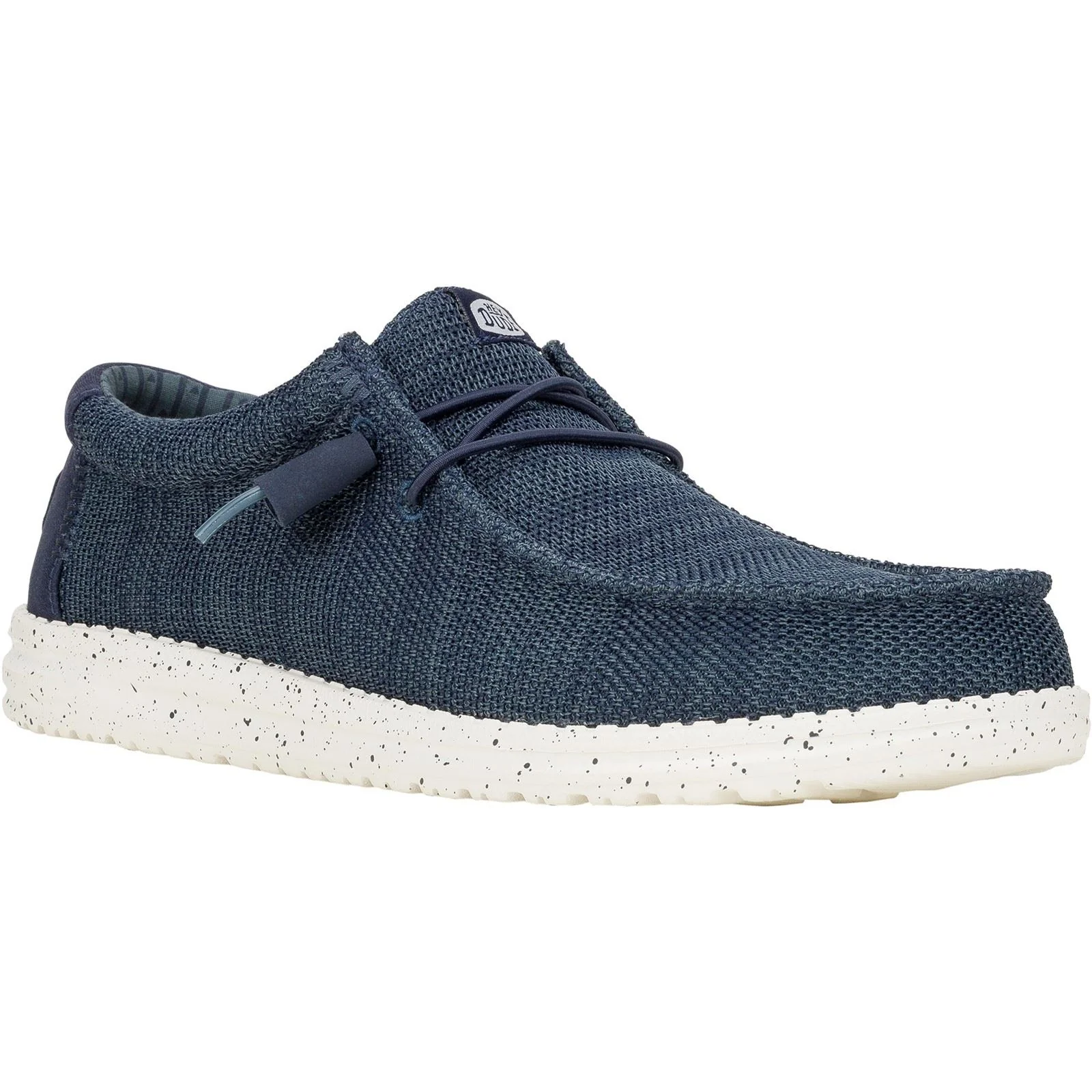 HEYDUDE Men's Wally Stretch Mesh Shoes in Navy