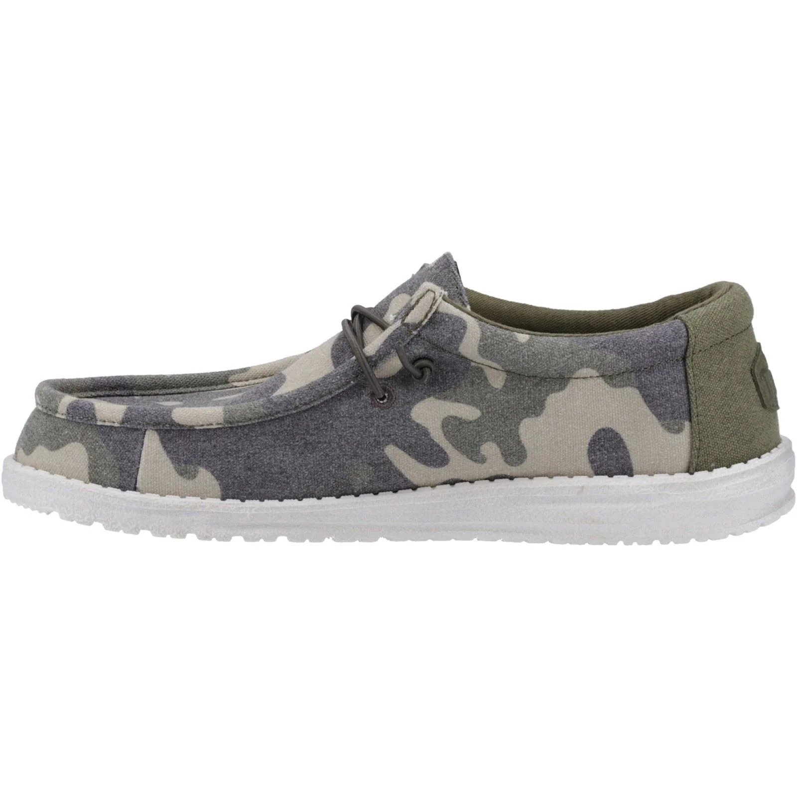 HEYDUDE Men's Wally Washed Camo Shoe in Camo - Image 4