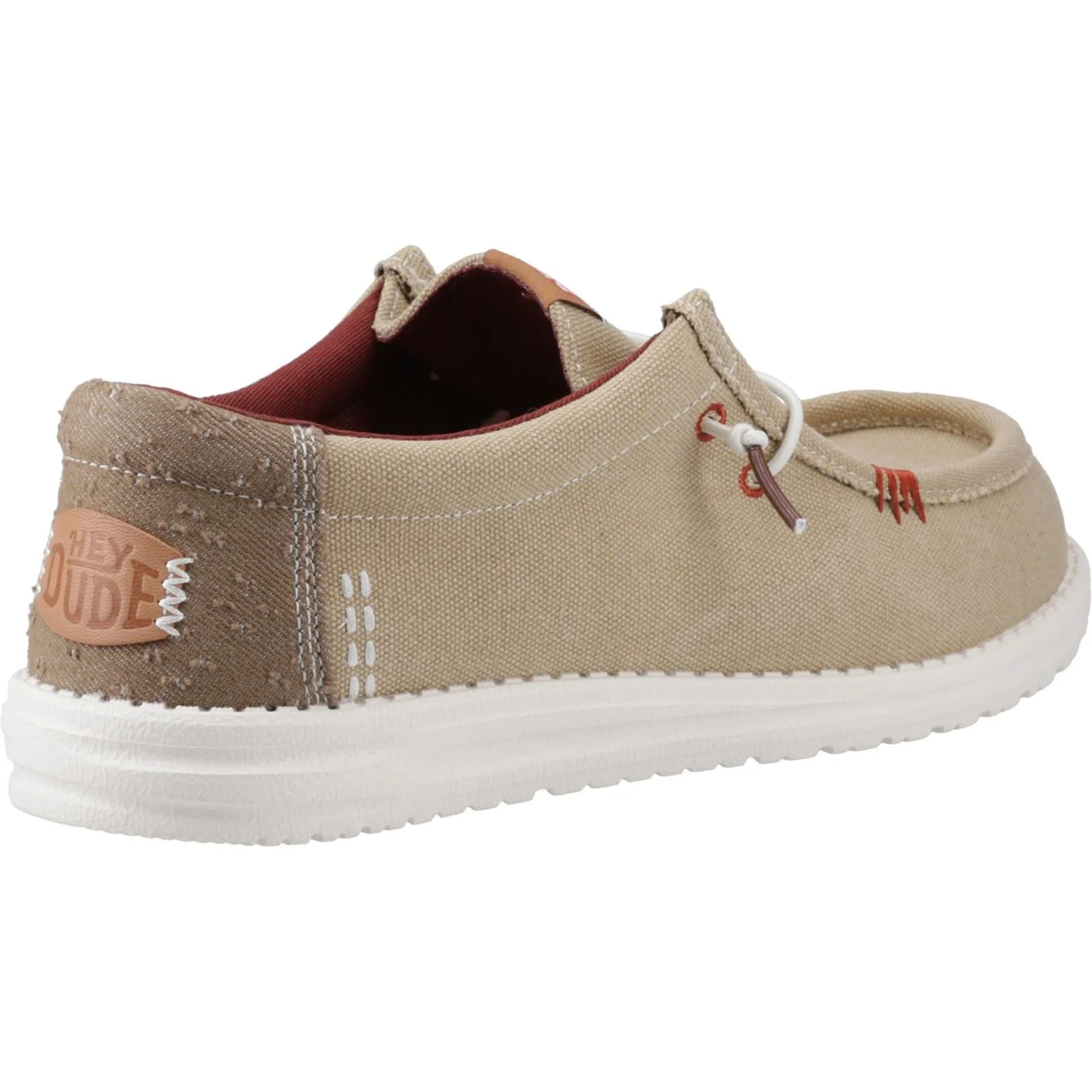 HEYDUDE Wally Workwear Polyester Blend Men's Incense/Multi Moccasins Shoes - Image 2