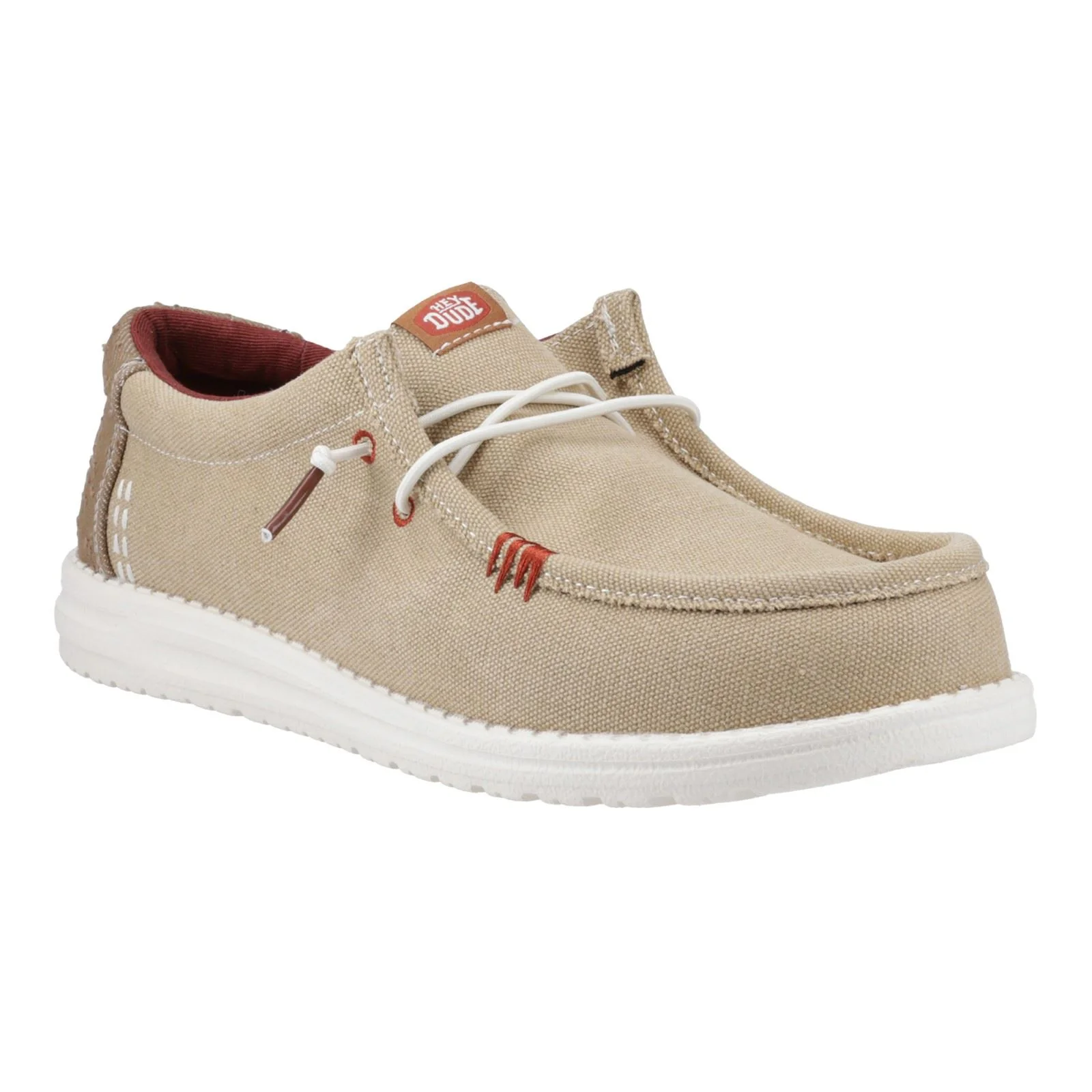 HEYDUDE Wally Workwear Polyester Blend Men's Incense/Multi Moccasins Shoes - Image 6