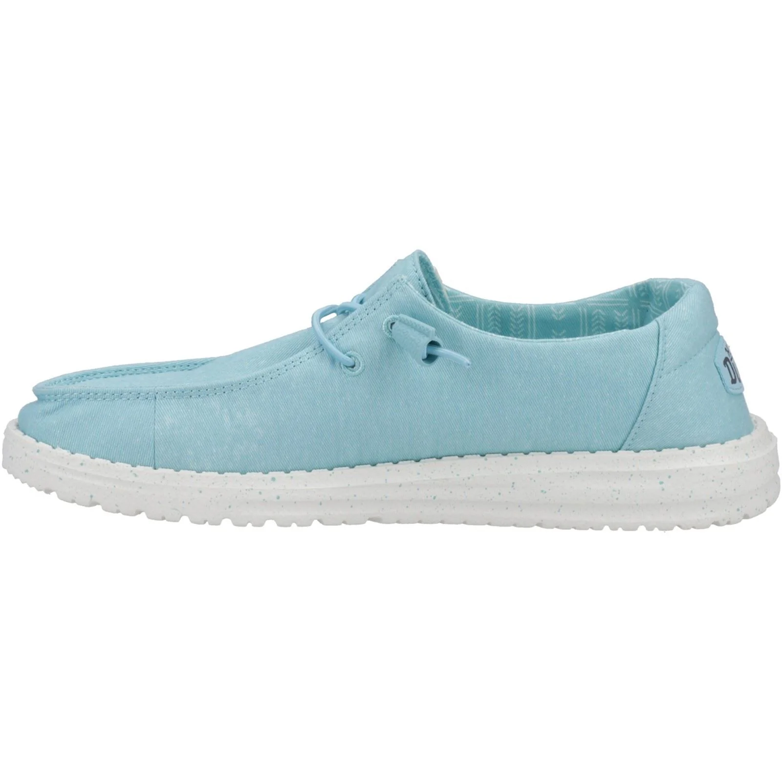 HEYDUDE Women's Wendy Canvas Shoe in Turquoise - Image 4