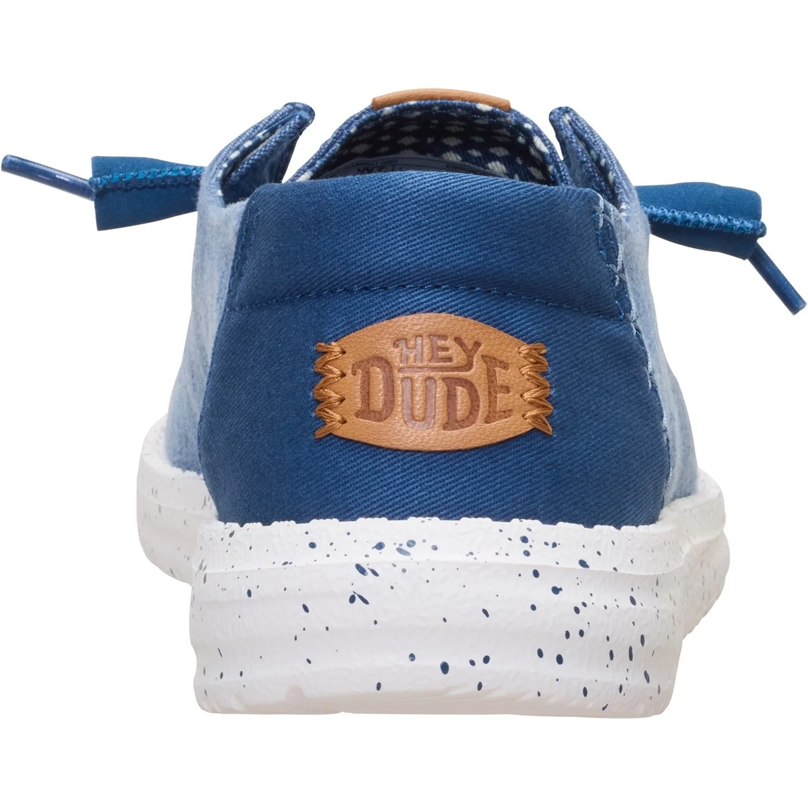 HEYDUDE Wendy Chambray Textile Women's Ensign Blue Loafers - Image 2