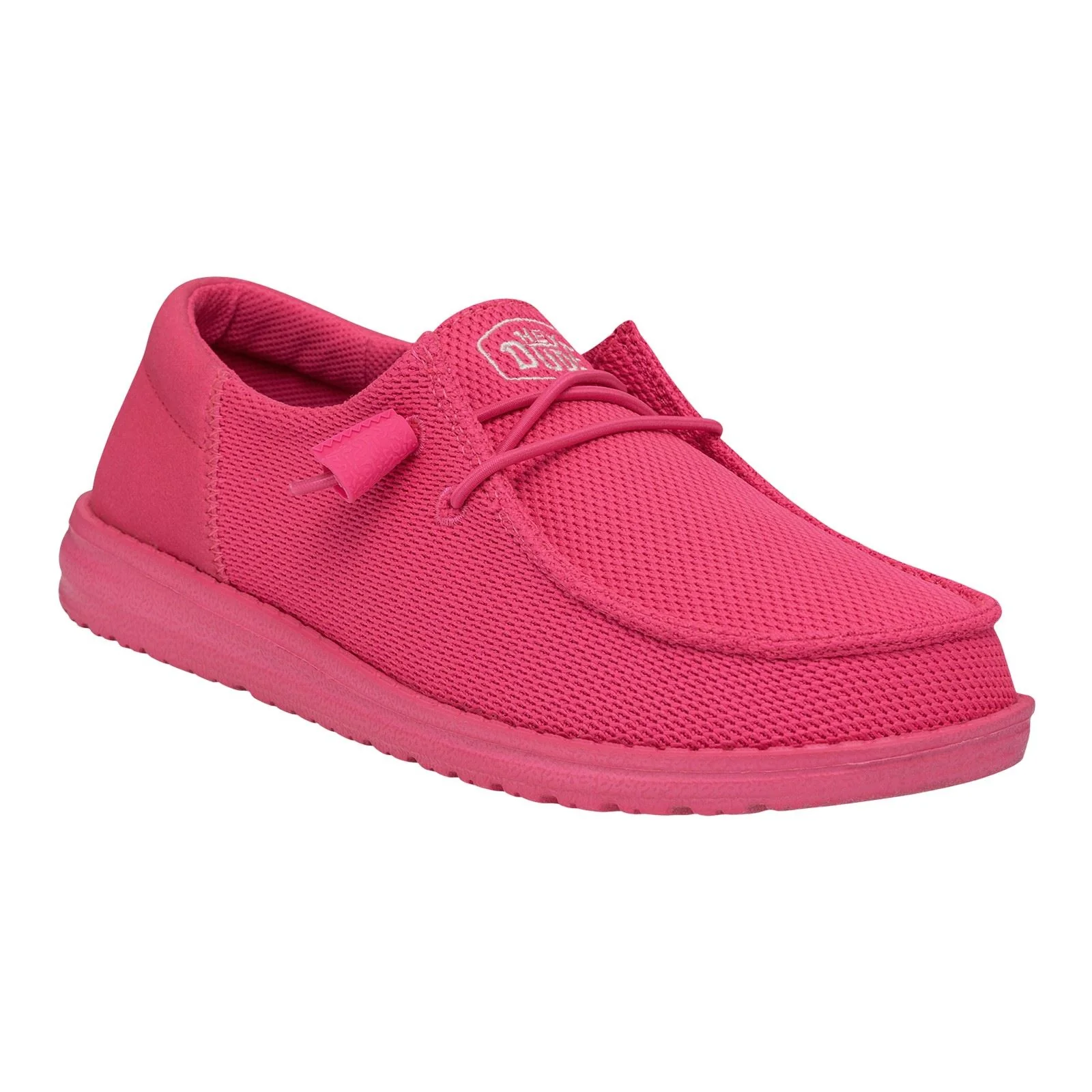 HEYDUDE Wendy Funk Mono Polyester Women's Electric Pink Moccasins Shoes - Image 6