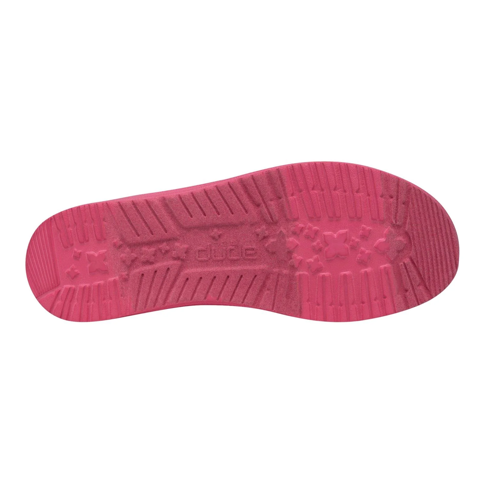 HEYDUDE Wendy Funk Mono Polyester Women's Electric Pink Moccasins Shoes - Image 8