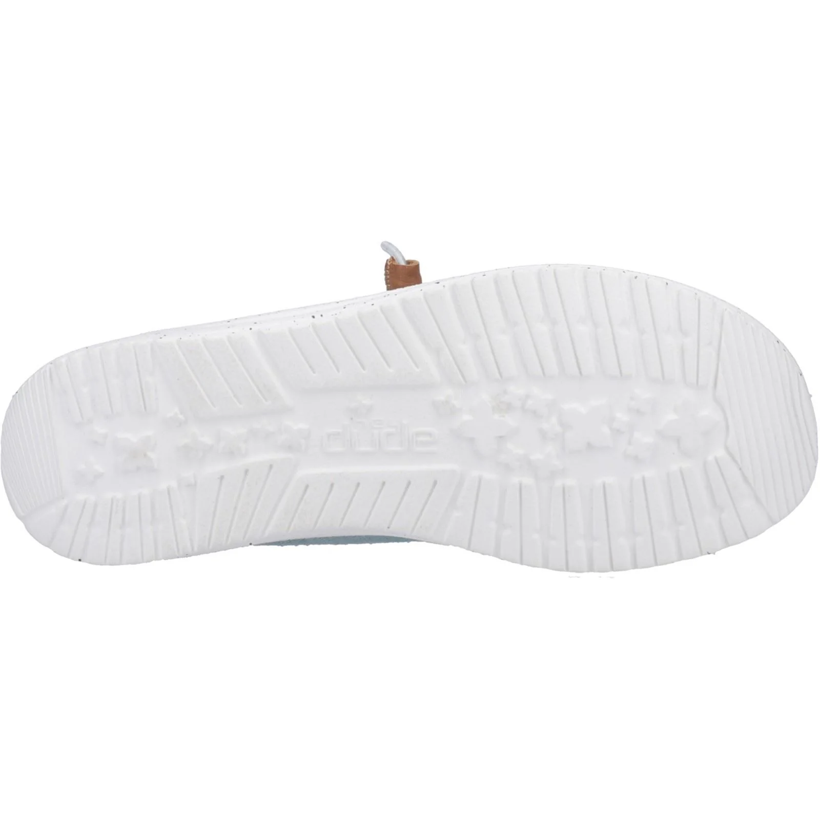 HEYDUDE Women's Wendy Heathered Slub Tropical Shoe in Blue - Image 3
