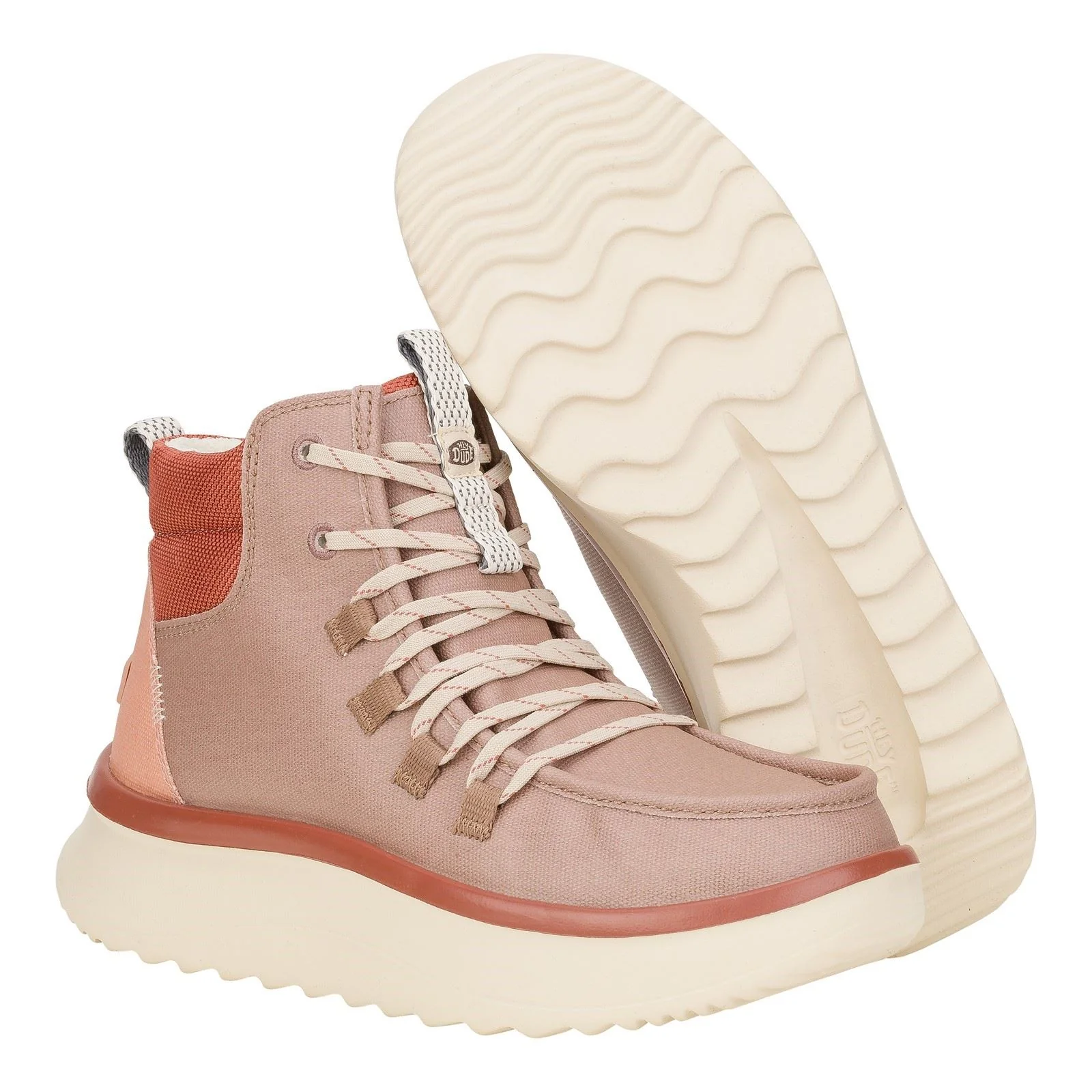 HEYDUDE Women's Wendy Peak Apres Ankle Boots in Desert Brown - Image 3