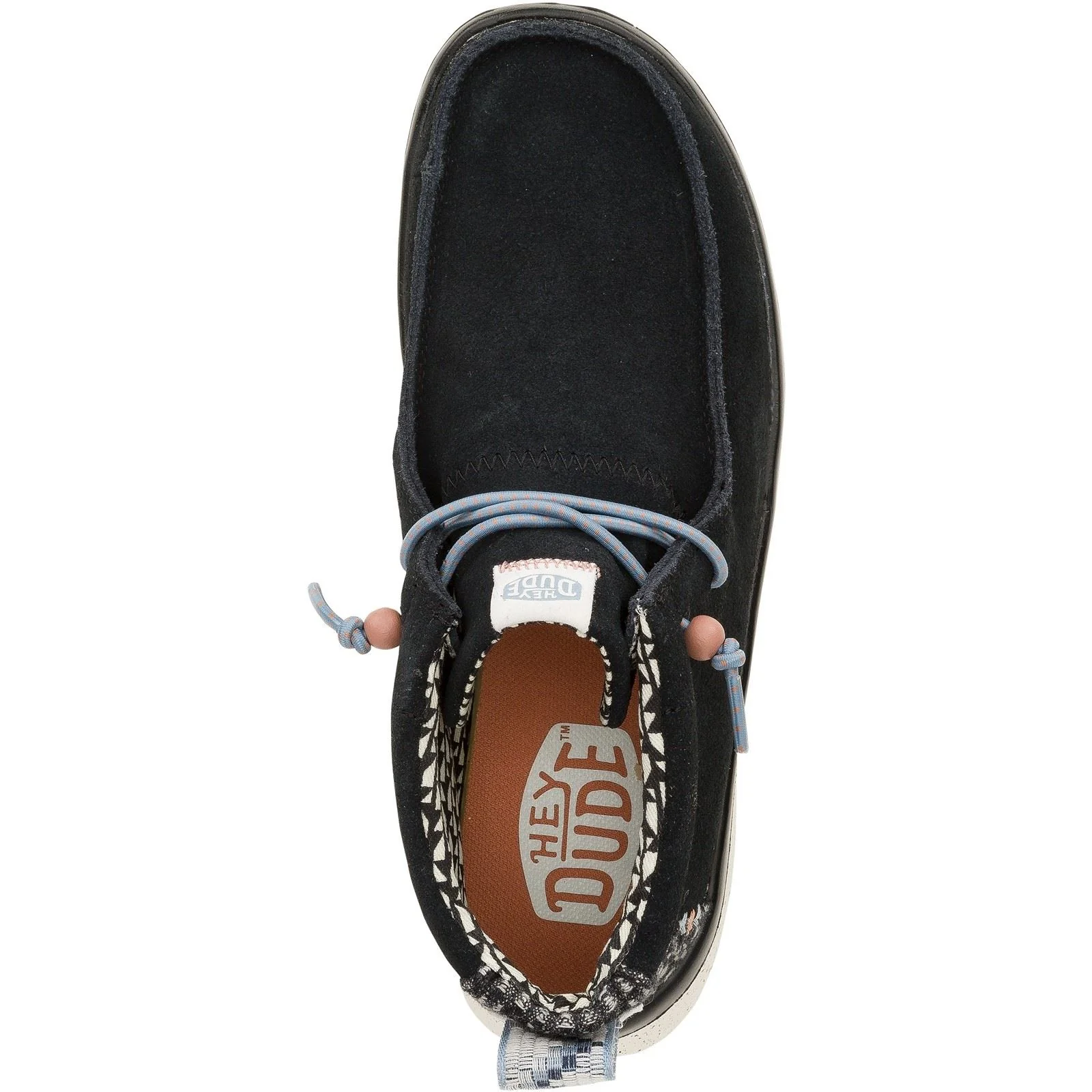 HEYDUDE Women's Wendy Peak Hi Suede Ankle Boots in Black - Image 4
