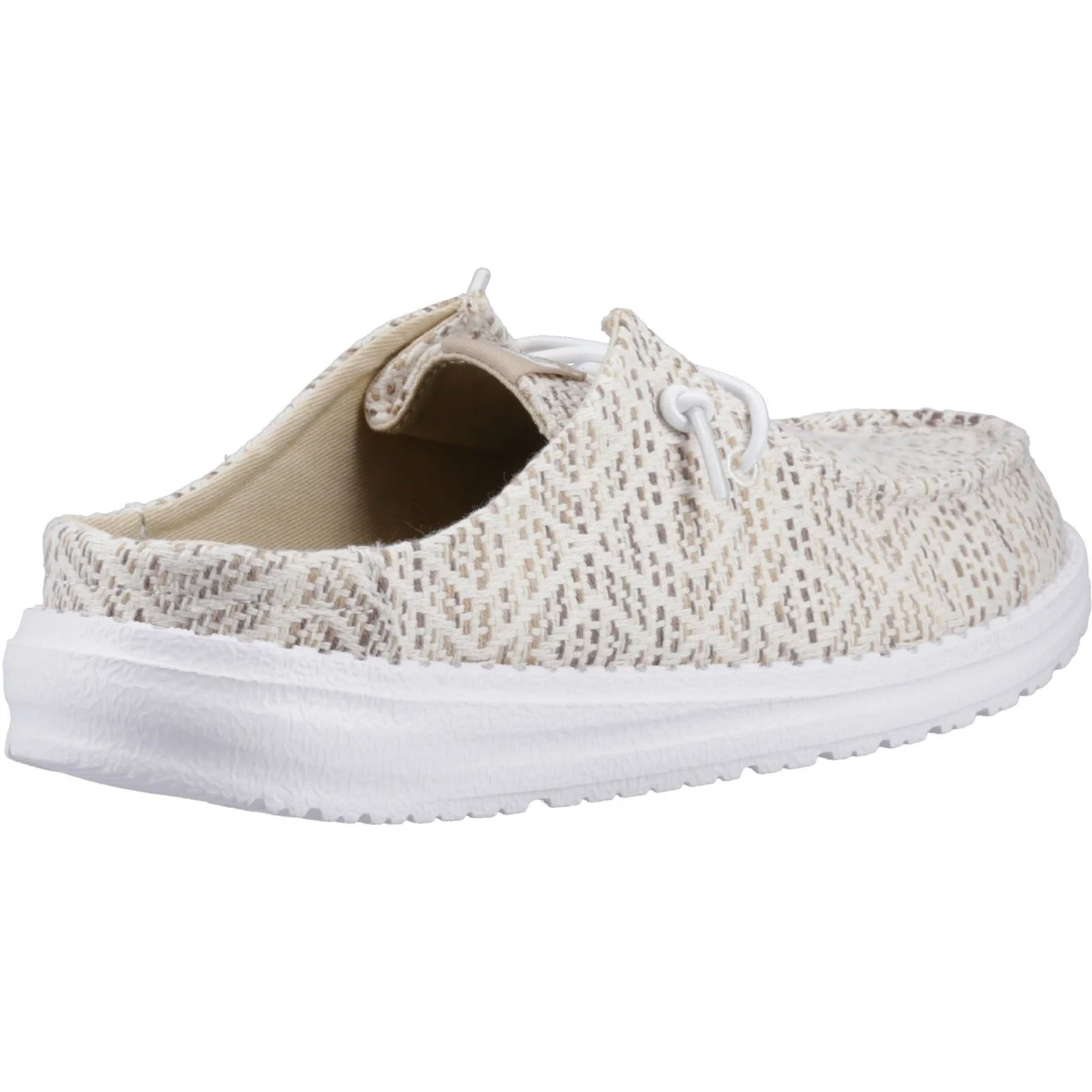 HEYDUDE Wendy Slip Surf Baja Polyester Blend Women's Tan/Multi Mules - Image 2