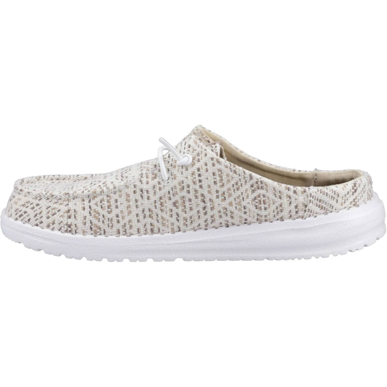 HEYDUDE Wendy Slip Surf Baja Polyester Blend Women's Tan/Multi Mules - Image 4