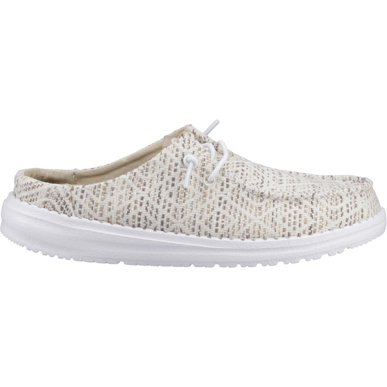 HEYDUDE Wendy Slip Surf Baja Polyester Blend Women's Tan/Multi Mules - Image 5