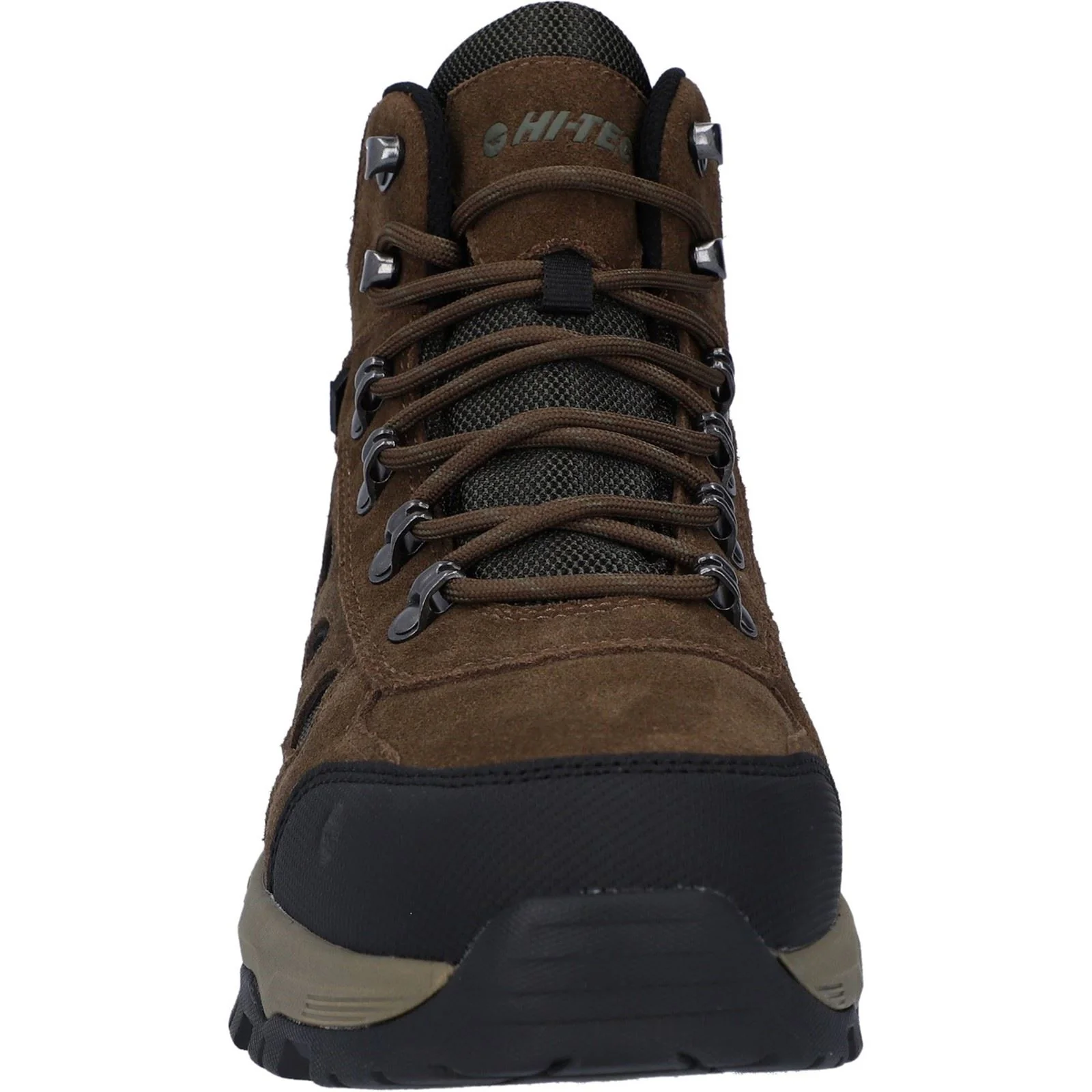 Hi-Tec Bandera Expedition Mid Wide Leather Men's Smokey Brown/Khaki Hiking Boots - Image 3