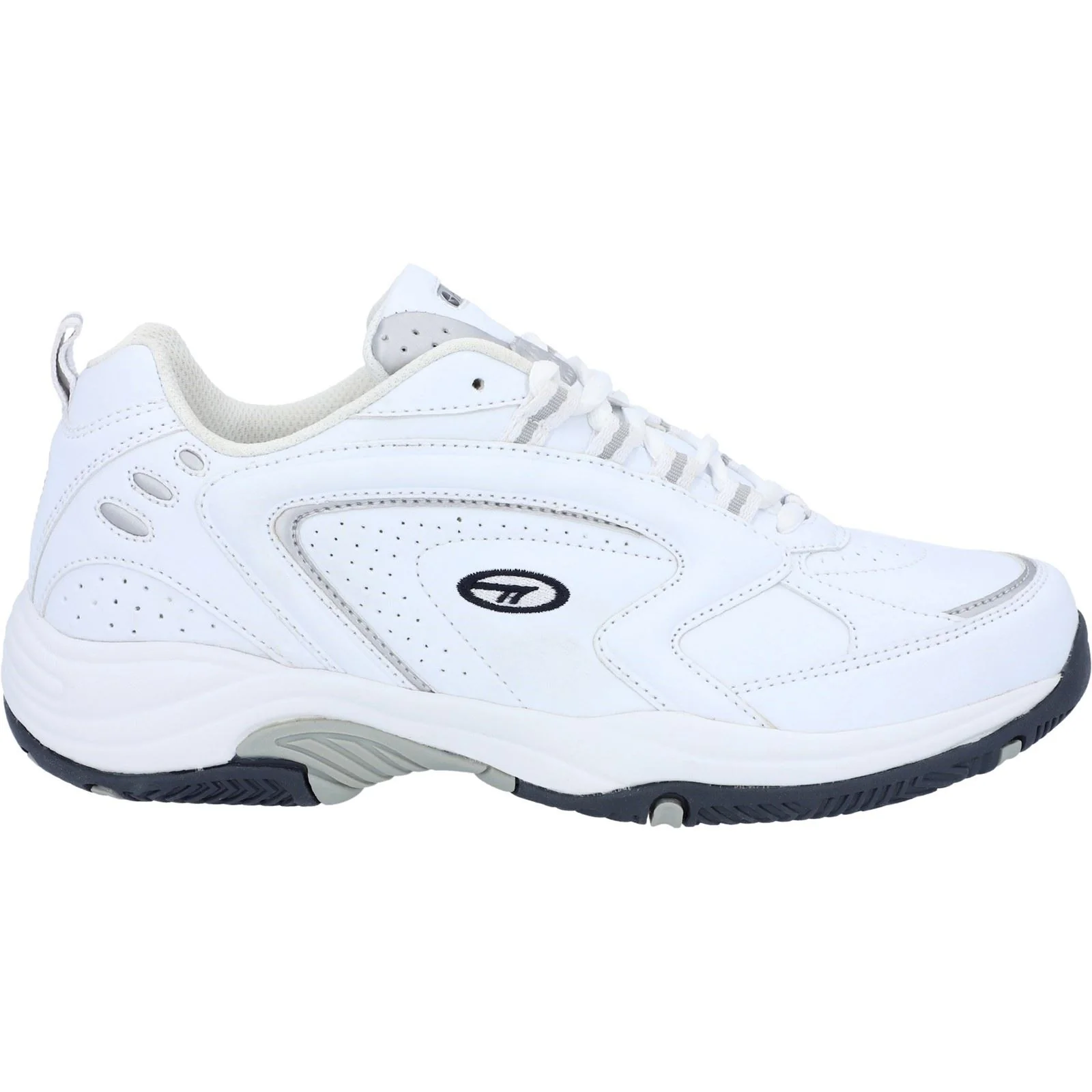 Hi-Tec Blast Lite Wide Polyurethane Men's White Trainers - Image 5