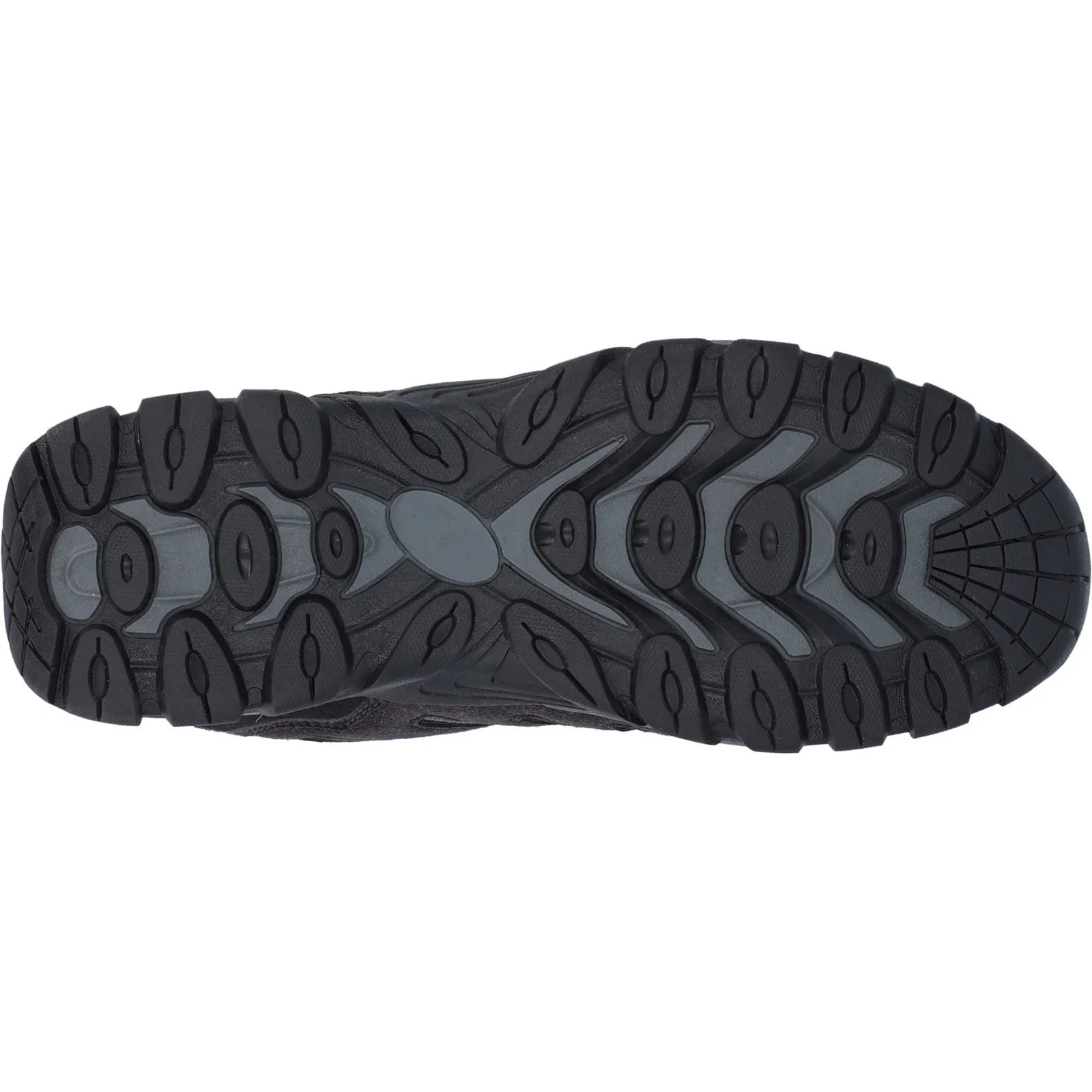 Hi-Tec Corzo Low PU Suede Men's Charcoal/Nautical Blue Hiking Boots - Image 4