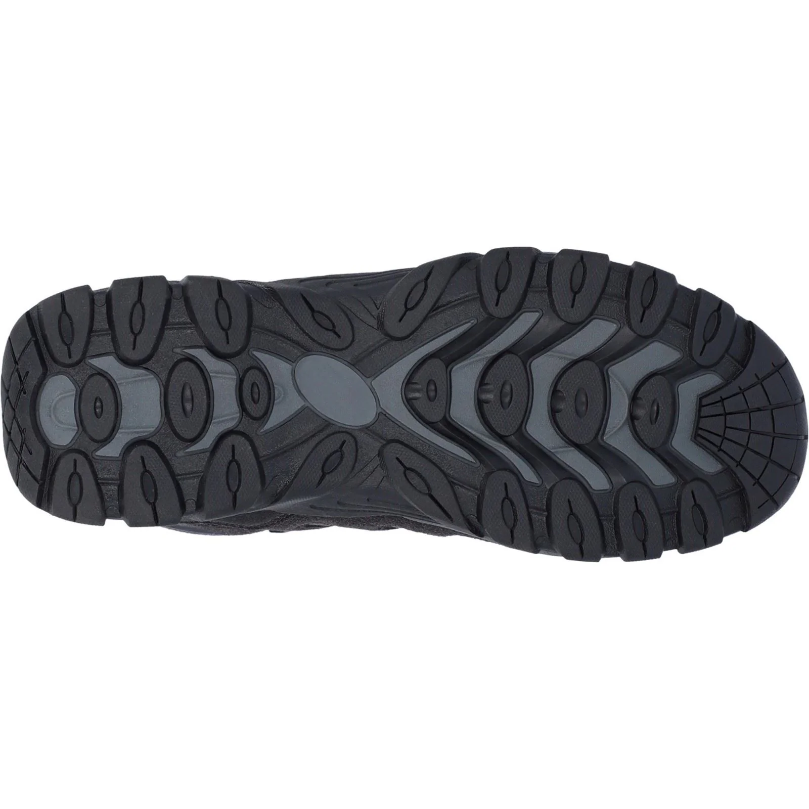 Hi-Tec Corzo Mid Polyurethane Men's Charcoal/Nautical Blue Hiking Boots - Image 4