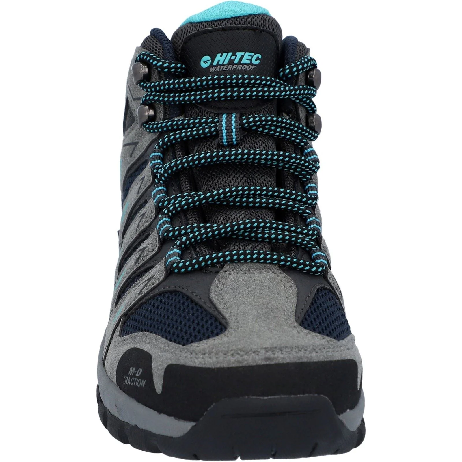 Hi-Tec Corzo Mid PU Suede Women's Graphite Grey/Dark Red Hiking Boots - Image 6